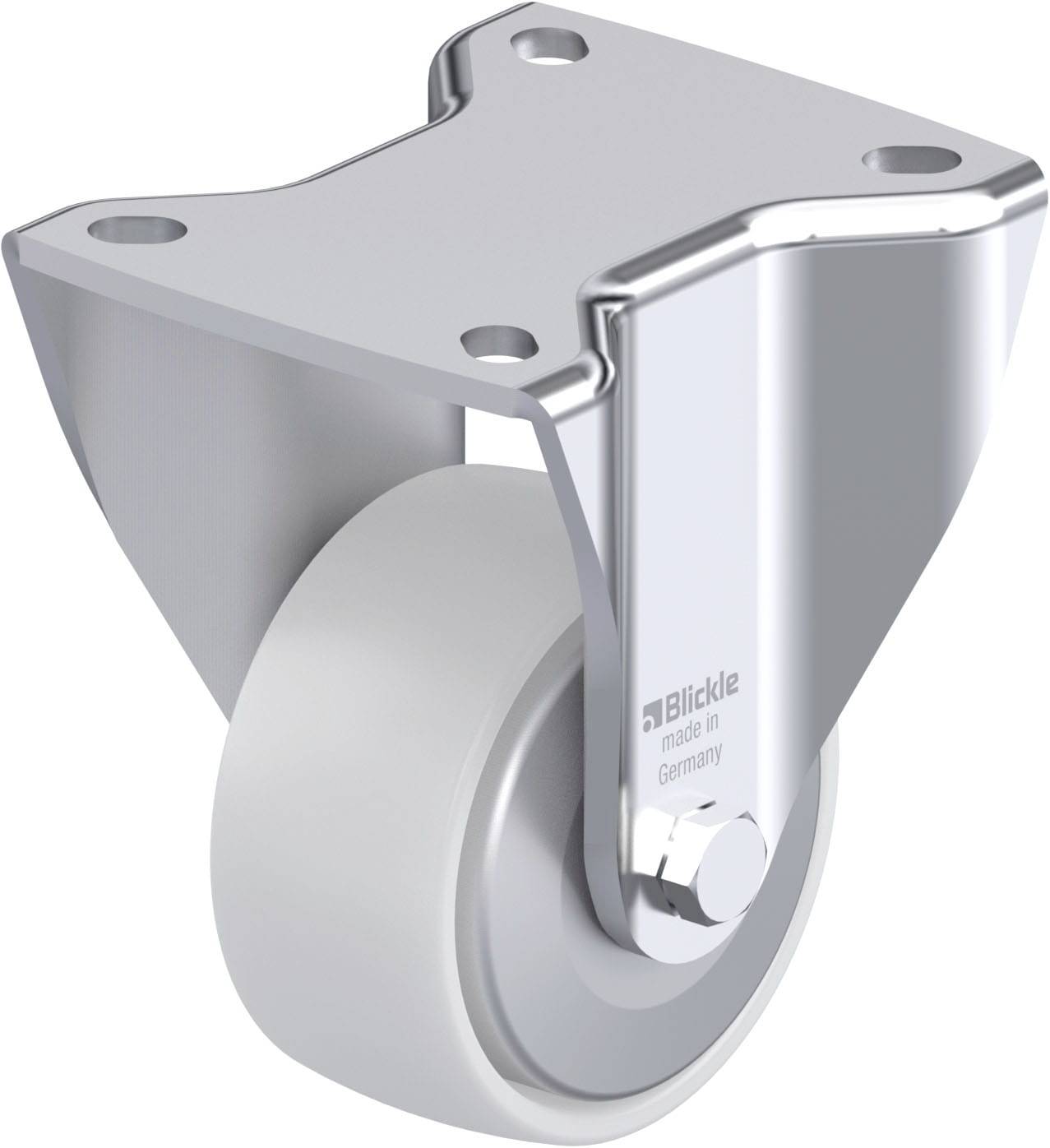 Blickle 852799 BH-PO 82K-FA Acéllemez rögzített görgő KerékØ: 80 mm Teherbírás (max.): 250 kg 1 db