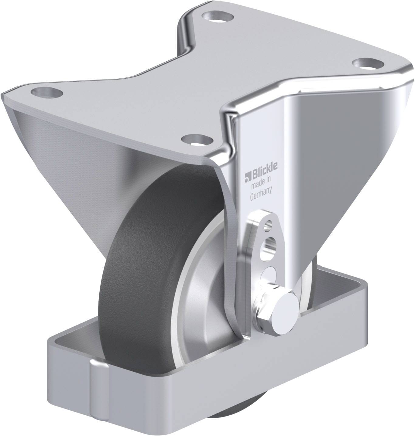 Blickle 947850 BH-POTH 100G-3-FA-FS Acéllemez rögzített görgő KerékØ: 100 mm Teherbírás (max.): 300 kg 1 db