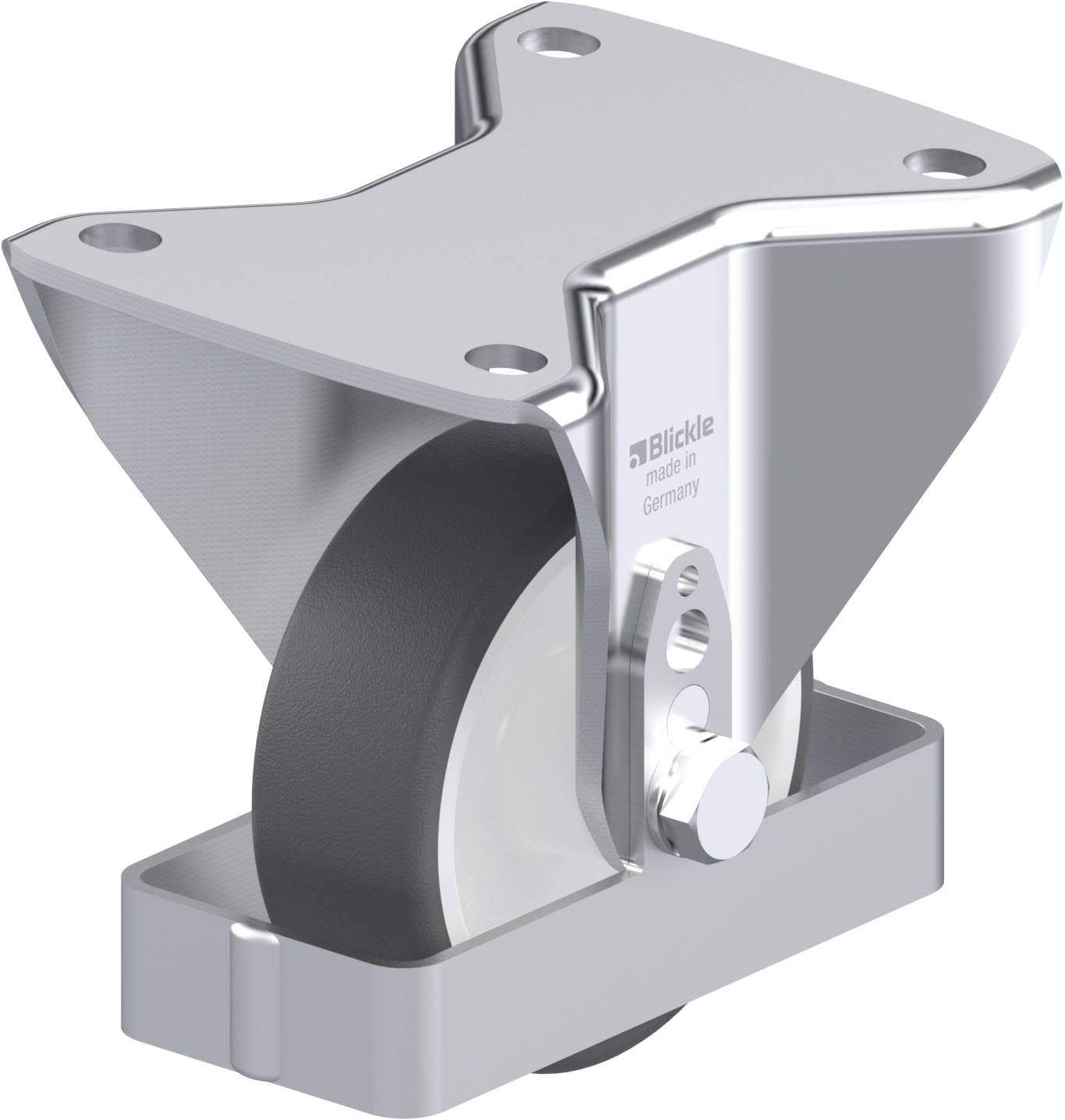 Blickle 938976 BH-POTH 100G-3-FS Acéllemez rögzített görgő KerékØ: 100 mm Teherbírás (max.): 300 kg 1 db
