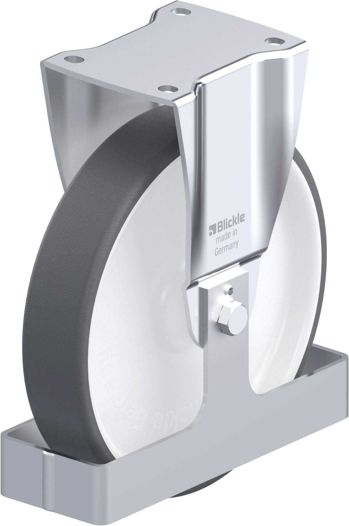 Blickle 938978 BH-POTH 250G-FS Acéllemez rögzített görgő KerékØ: 250 mm Teherbírás (max.): 900 kg 1 db
