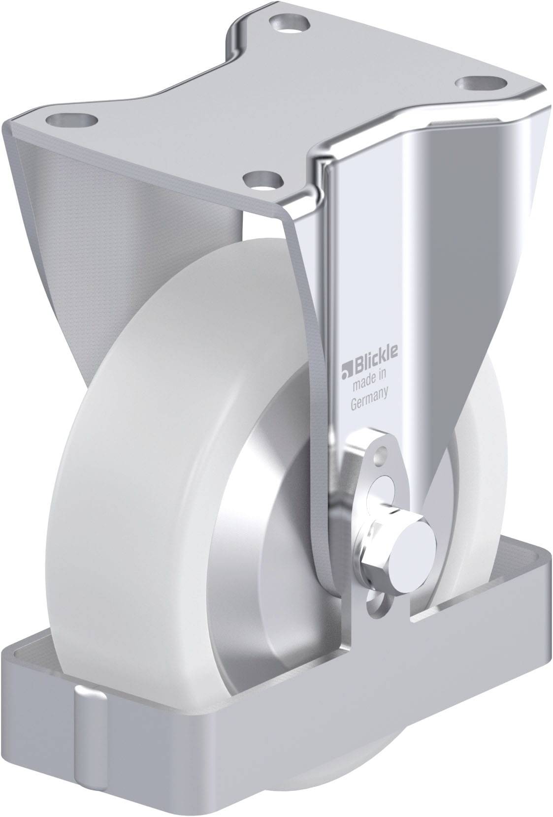 Blickle 940035 BH-SPO 125K-1-FA-FS Acéllemez rögzített görgő KerékØ: 125 mm Teherbírás (max.): 700 kg 1 db