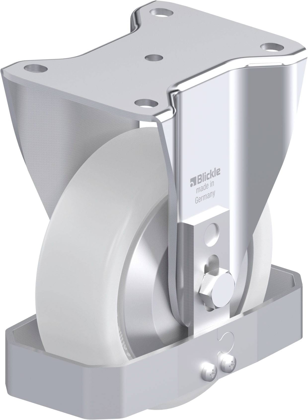 Blickle 918303 BH-SPO 150K-FA-FS Acéllemez rögzített görgő KerékØ: 150 mm Teherbírás (max.): 800 kg 1 db