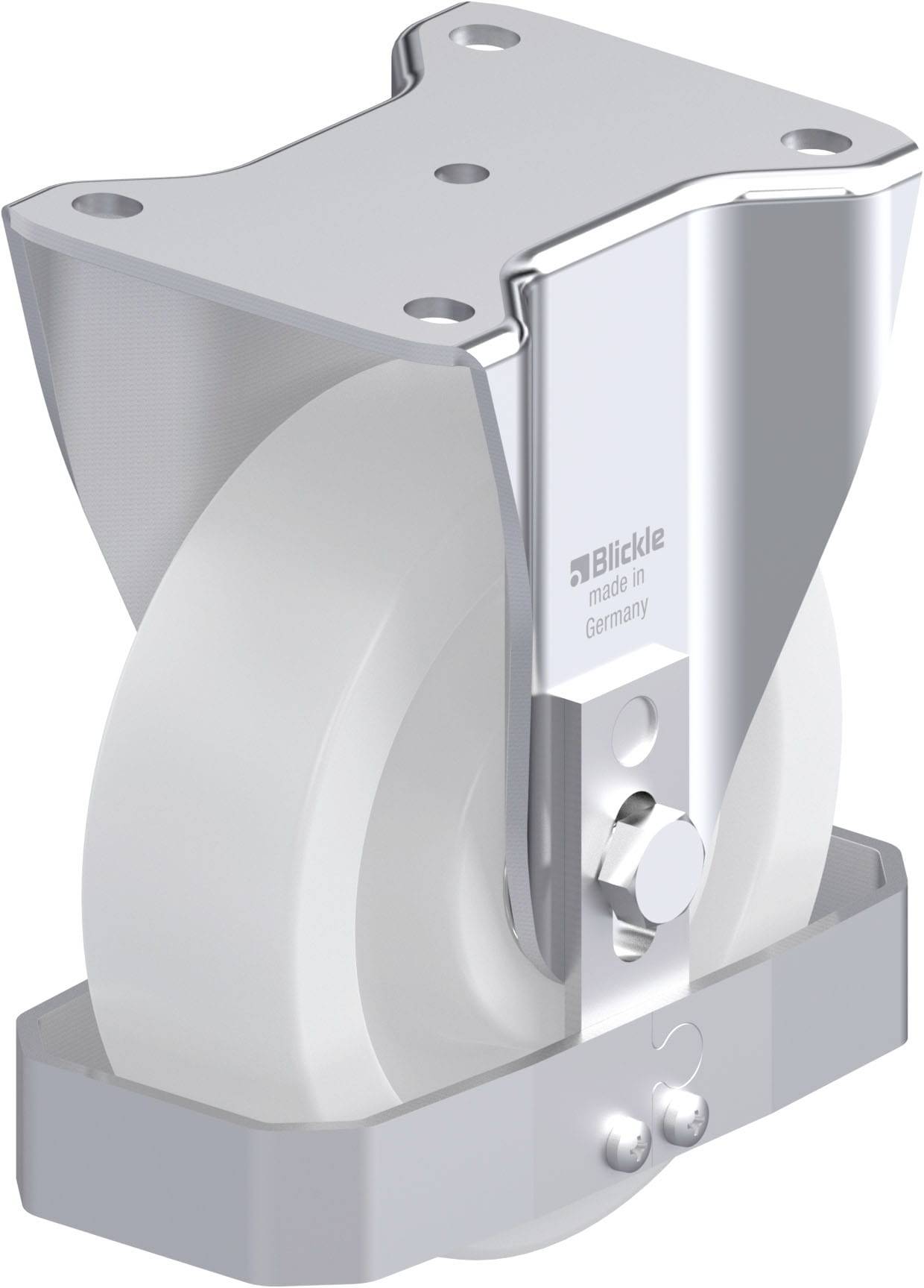 Blickle 899765 BH-SPO 160K-FS Acéllemez rögzített görgő KerékØ: 160 mm Teherbírás (max.): 850 kg 1 db