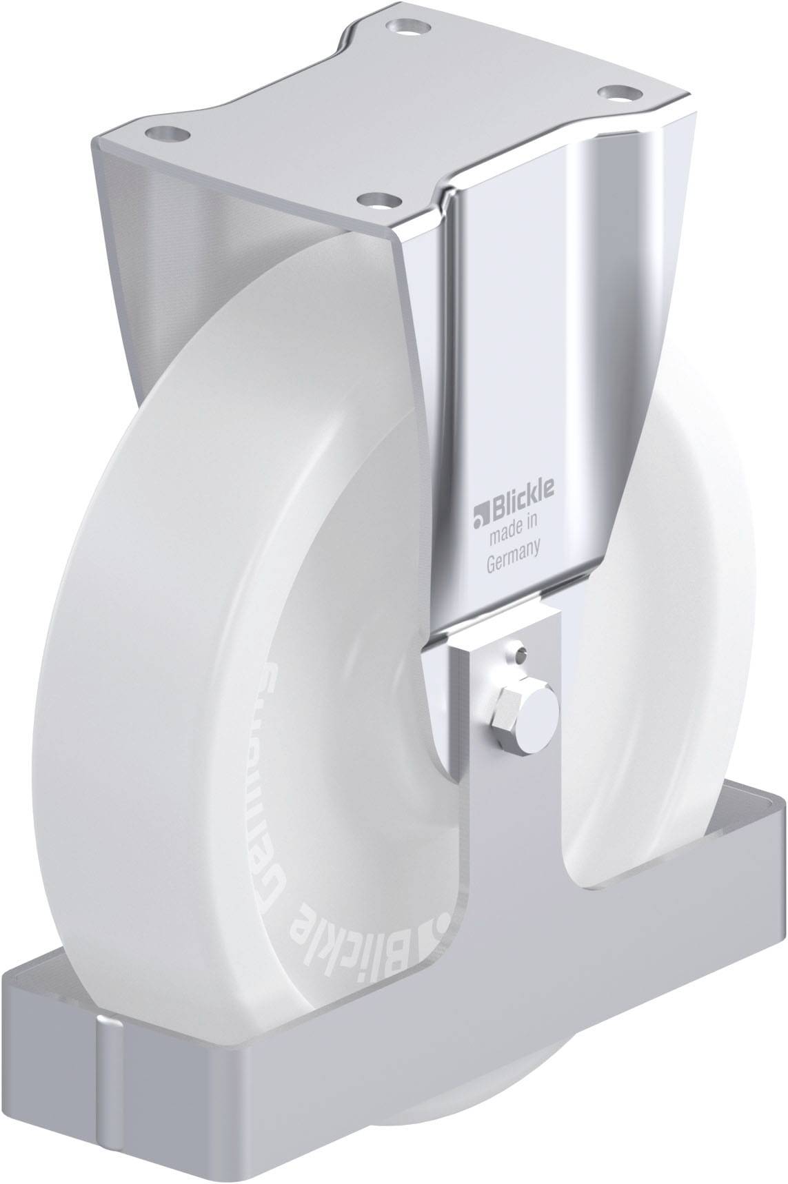 Blickle 940103 BH-SPO 250G-FS Acéllemez rögzített görgő KerékØ: 250 mm Teherbírás (max.): 900 kg 1 db