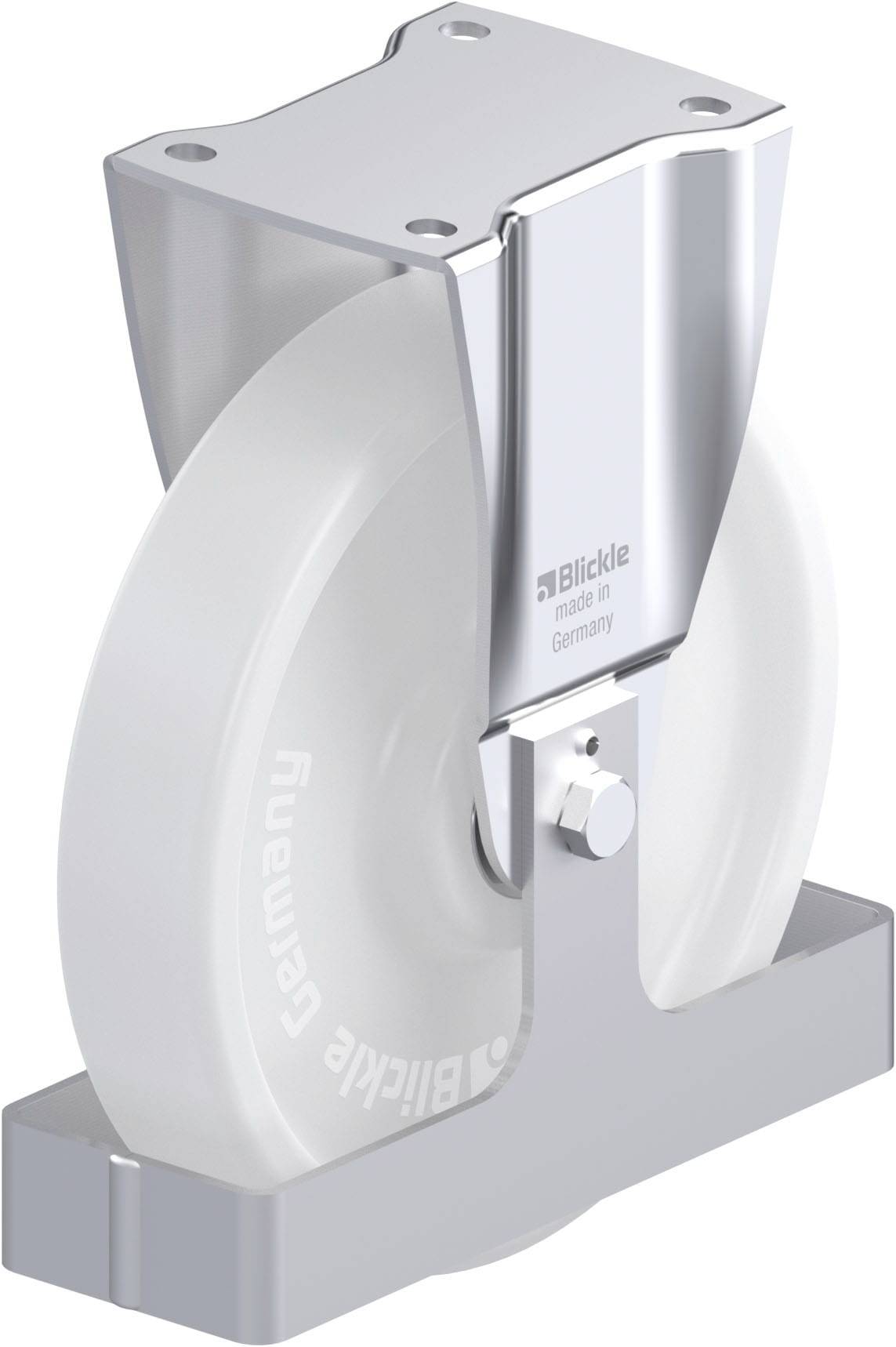 Blickle 940105 BH-SPO 251K-FS Acéllemez rögzített görgő KerékØ: 250 mm Teherbírás (max.): 900 kg 1 db