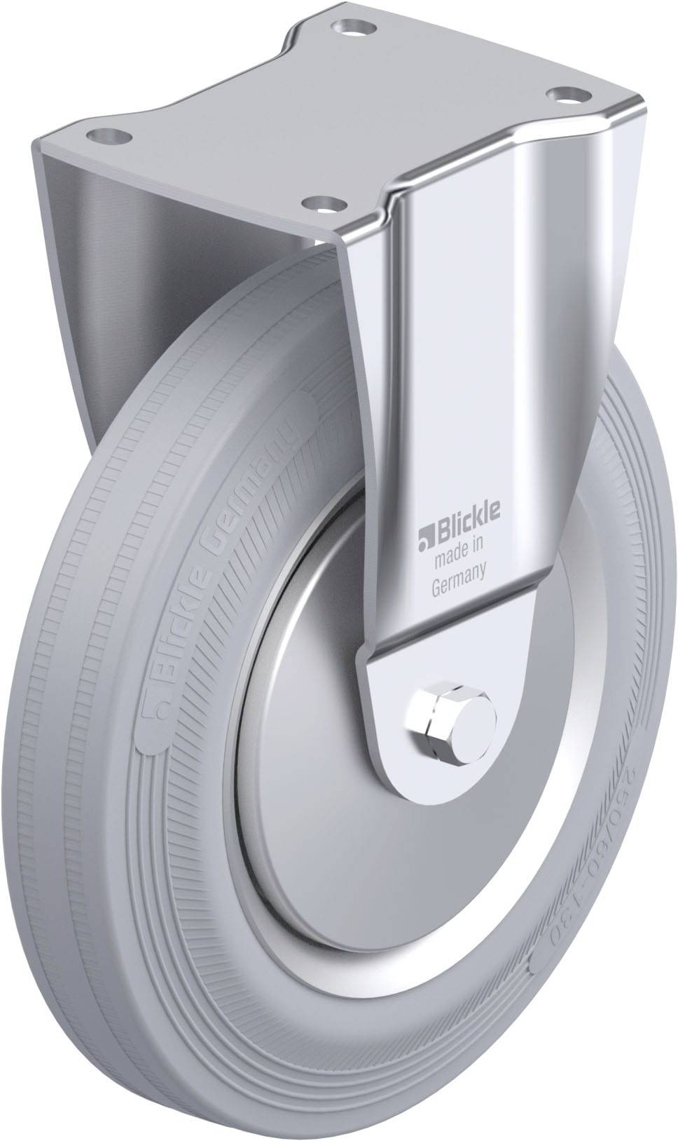 Blickle 849832 BH-V 252R-SG-FA Acéllemez rögzített görgő KerékØ: 250 mm Teherbírás (max.): 295 kg 1 db