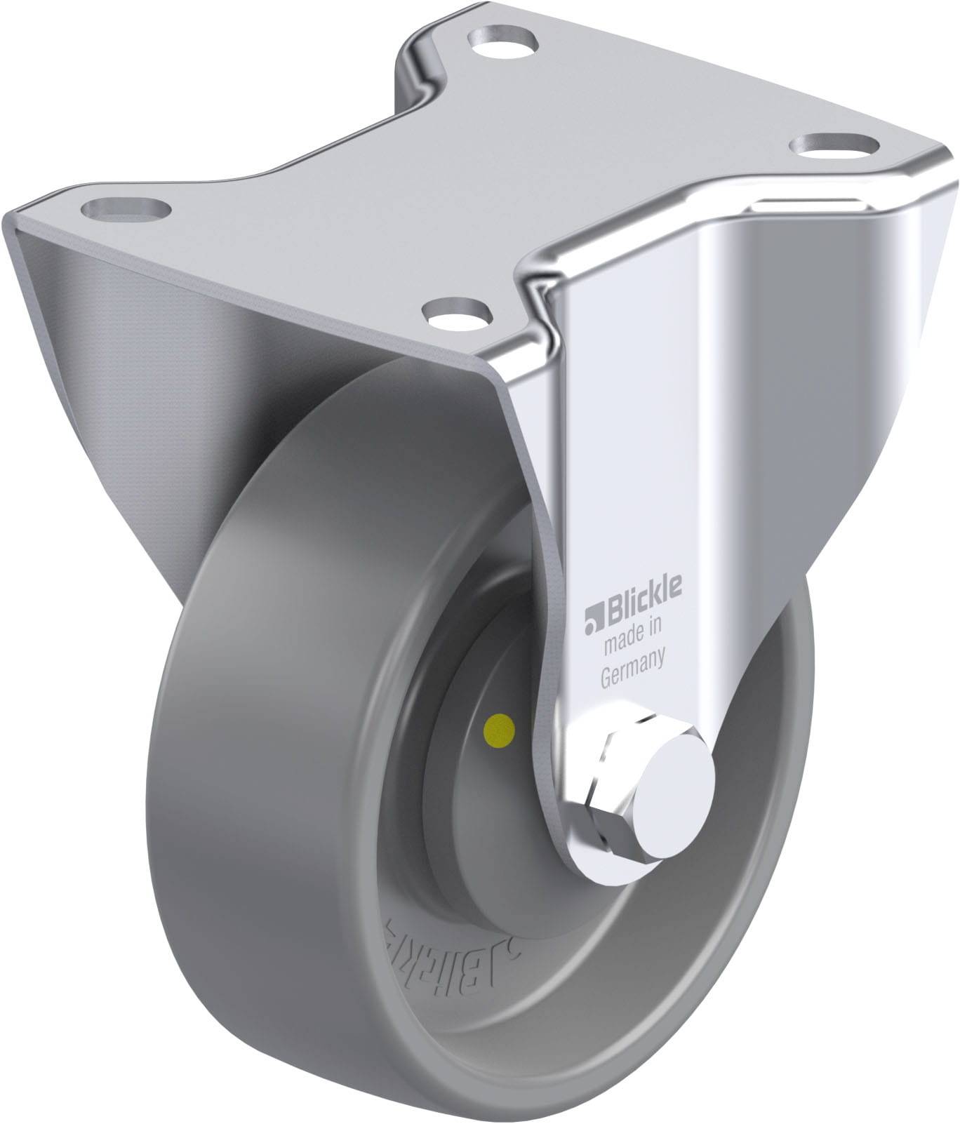 Blickle 925059 BK-PO 100KA-1-ELS Acéllemez rögzített görgő KerékØ: 100 mm Teherbírás (max.): 280 kg 1 db