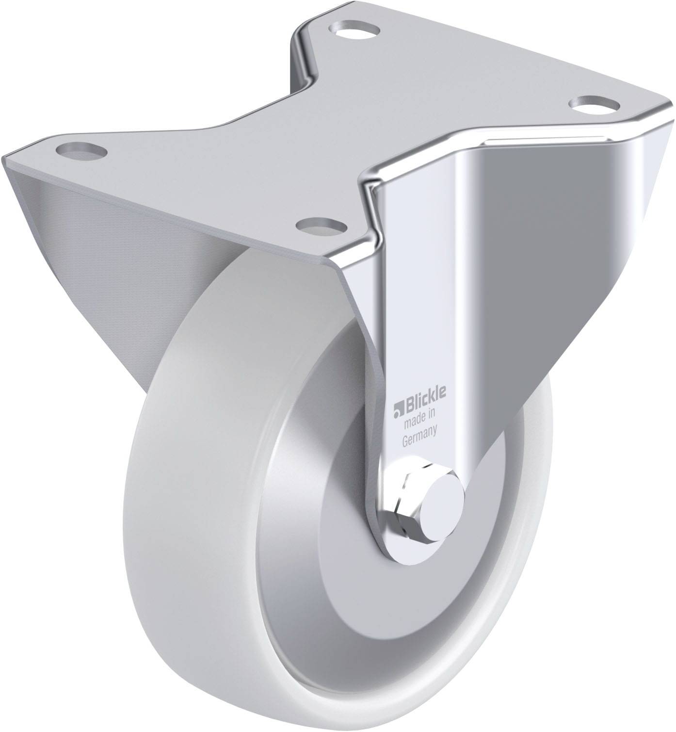 Blickle 852732 BK-PO 125XR-3-FA Acéllemez rögzített görgő KerékØ: 125 mm Teherbírás (max.): 350 kg 1 db