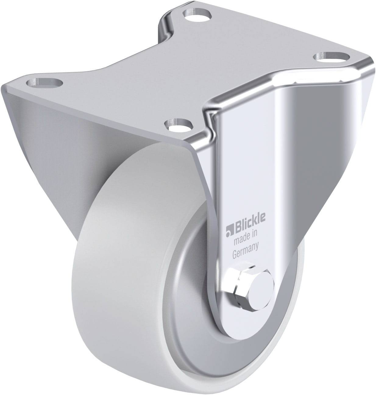 Blickle 852724 BK-PO 82G-FA Acéllemez rögzített görgő KerékØ: 80 mm Teherbírás (max.): 230 kg 1 db