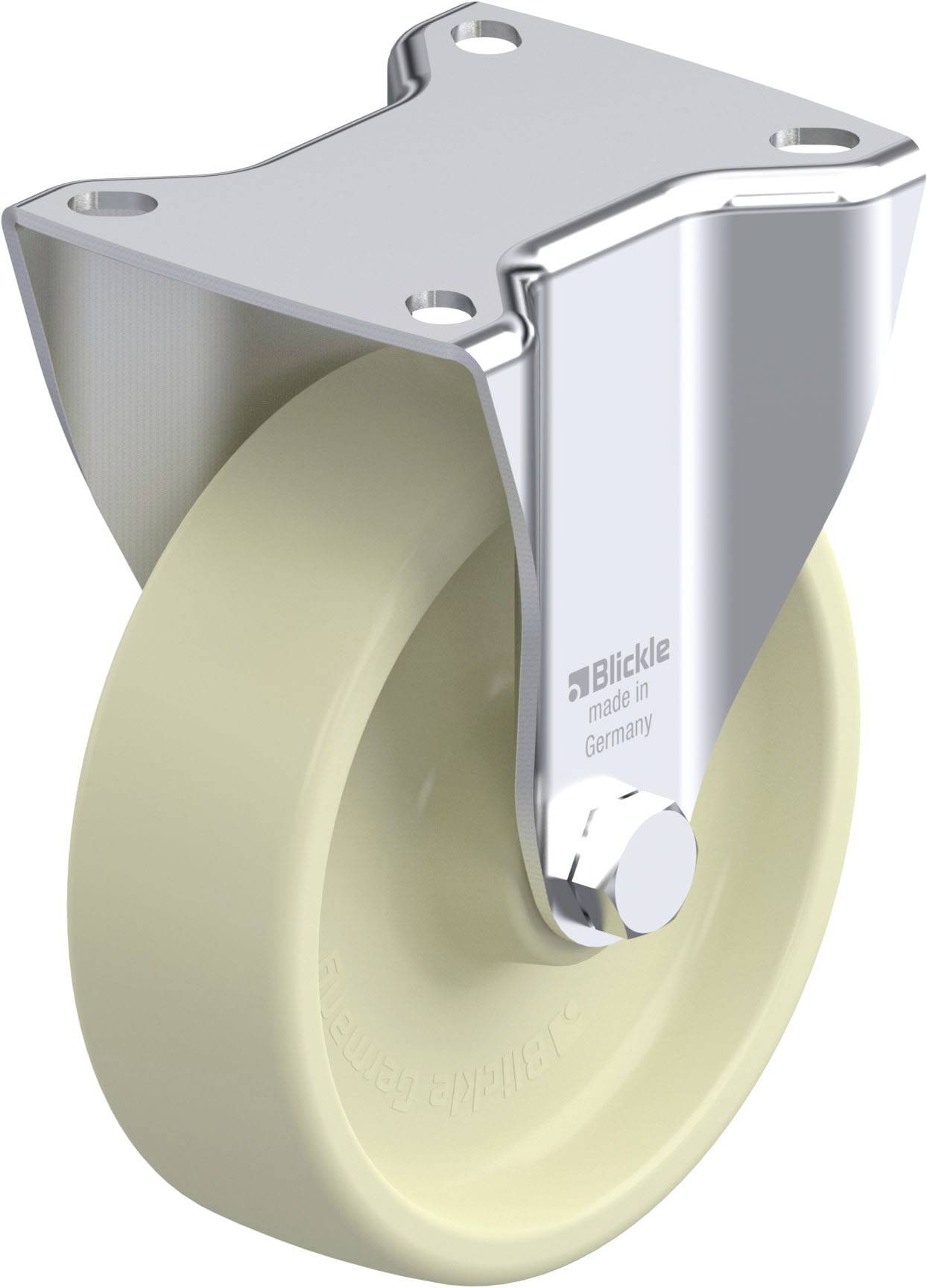Blickle 940342 BK-POH 125G-1 Acéllemez rögzített görgő KerékØ: 125 mm Teherbírás (max.): 350 kg 1 db