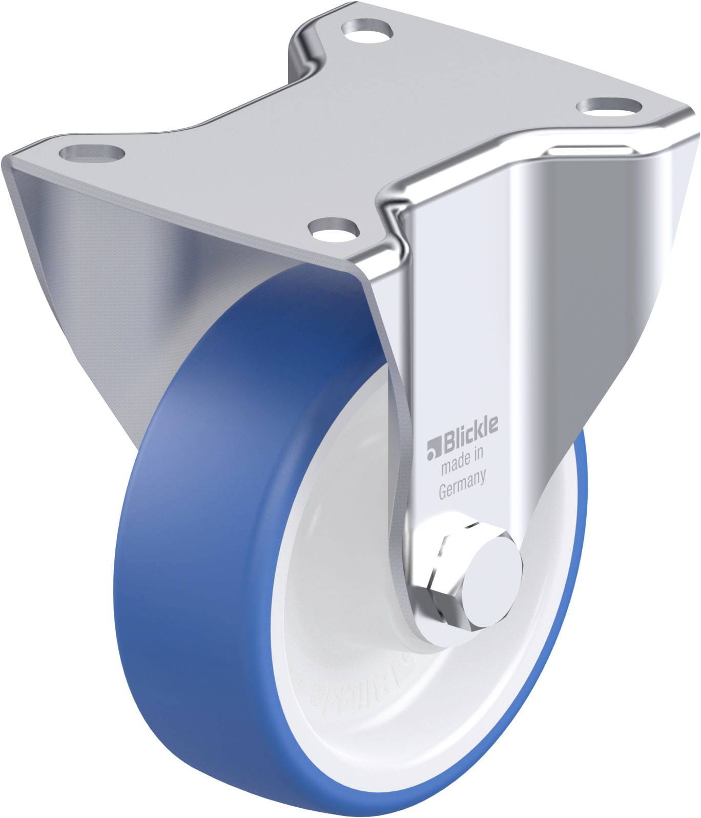 Blickle 936300 BK-POTHS 100R-1 Acéllemez rögzített görgő KerékØ: 100 mm Teherbírás (max.): 200 kg 1 db