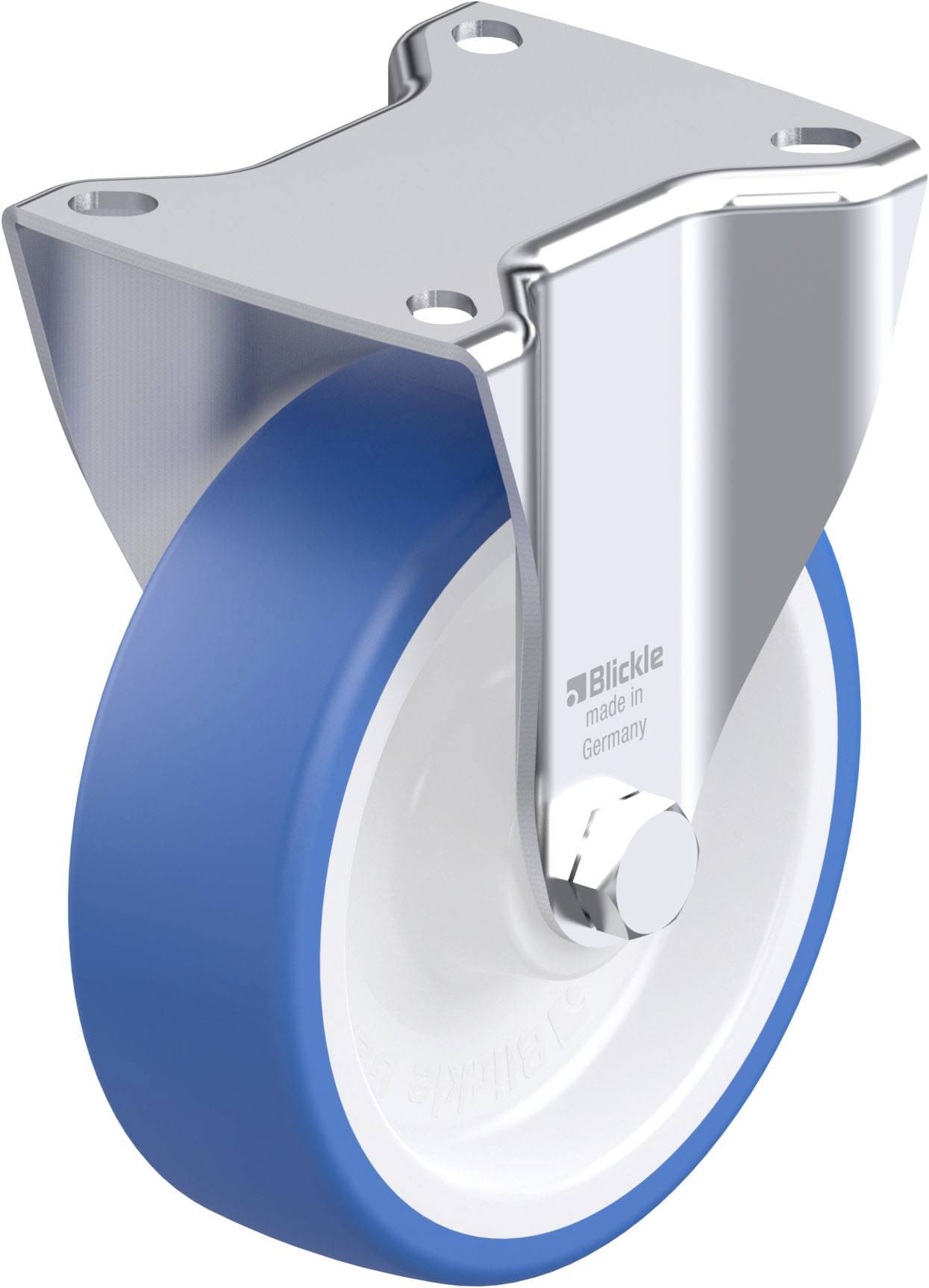 Blickle 936312 BK-POTHS 125R-1 Acéllemez rögzített görgő KerékØ: 125 mm Teherbírás (max.): 275 kg 1 db