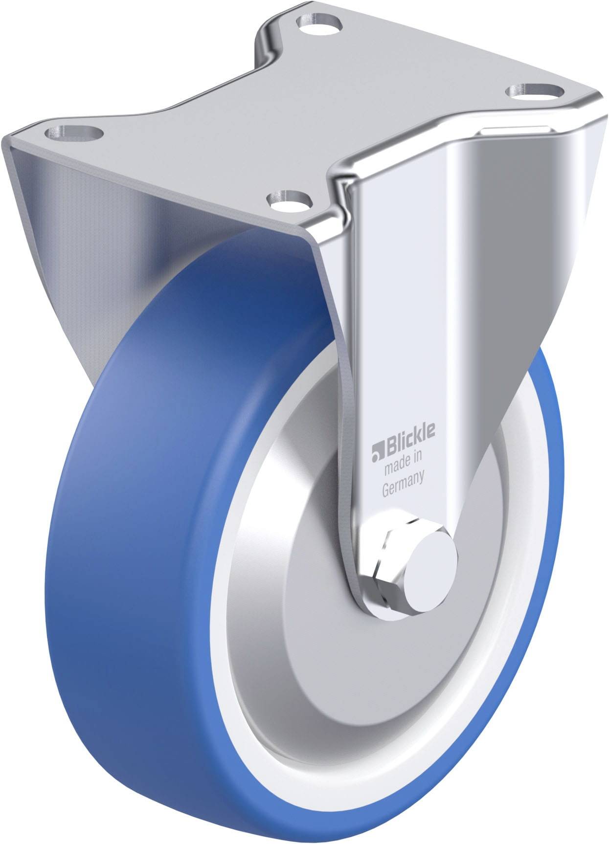 Blickle 936313 BK-POTHS 125R-1-FA Acéllemez rögzített görgő KerékØ: 125 mm Teherbírás (max.): 275 kg 1 db