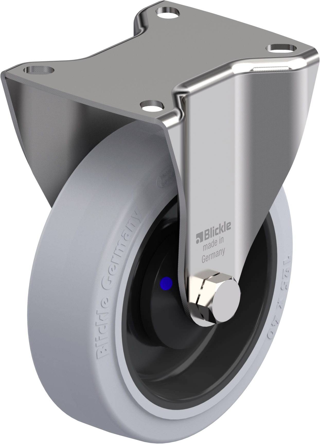 Blickle 945670 BKX-POEV 125XKA-1-SG Nagy teherbírású rögzített kerék KerékØ: 125 mm Teherbírás (max.): 250 kg 1 db