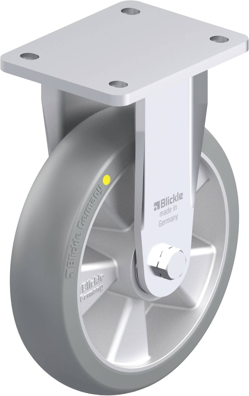 Blickle 936738 BO-ALTH 200K-AS-CO Nagy teherbírású rögzített kerék KerékØ: 200 mm Teherbírás (max.): 800 kg 1 db