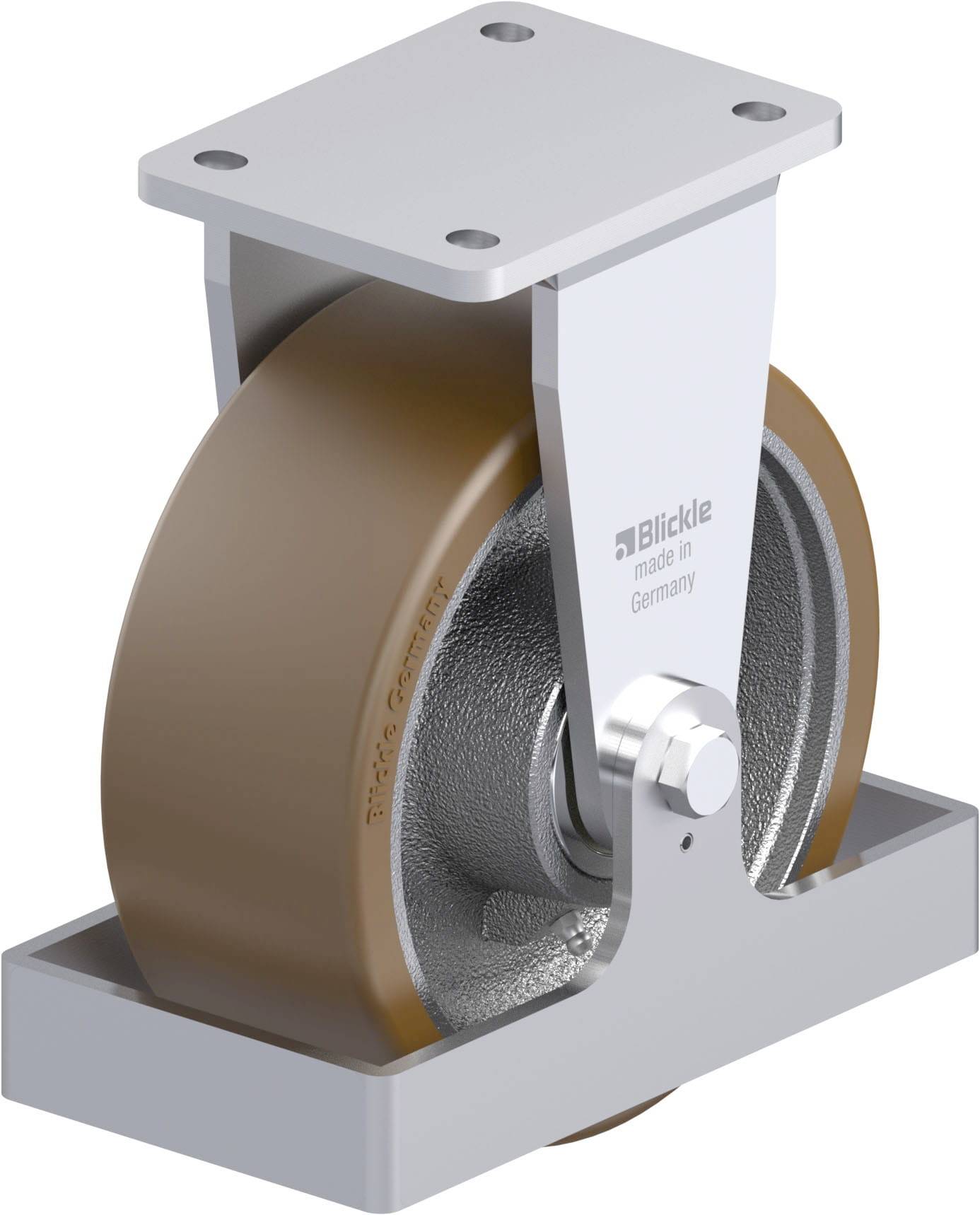 Blickle 945673 BO-GB 202K-FS Nagy teherbírású rögzített kerék KerékØ: 200 mm Teherbírás (max.): 1250 kg 1 db