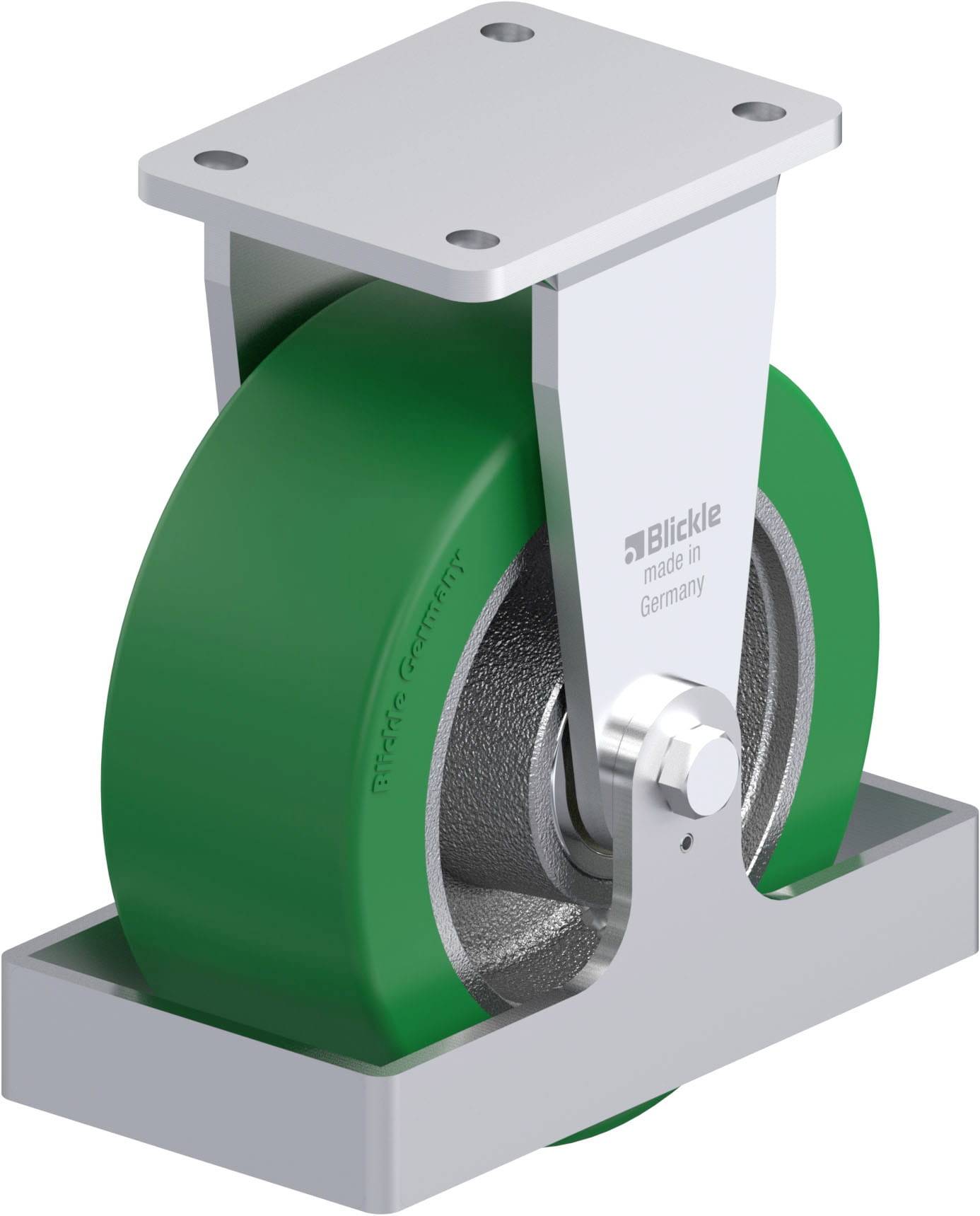 Blickle 946553 BO-GST 202K-FS Nagy teherbírású rögzített kerék KerékØ: 200 mm Teherbírás (max.): 1250 kg 1 db