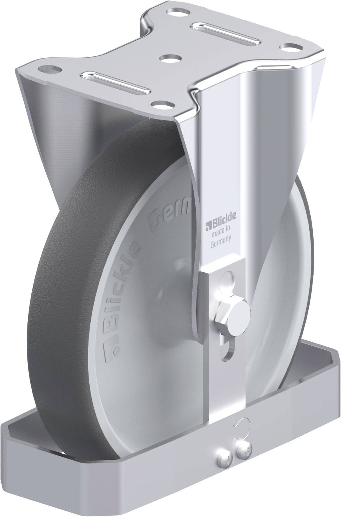 Blickle 912188 B-PATH 200G-FS Acéllemez rögzített görgő KerékØ: 200 mm Teherbírás (max.): 400 kg 1 db