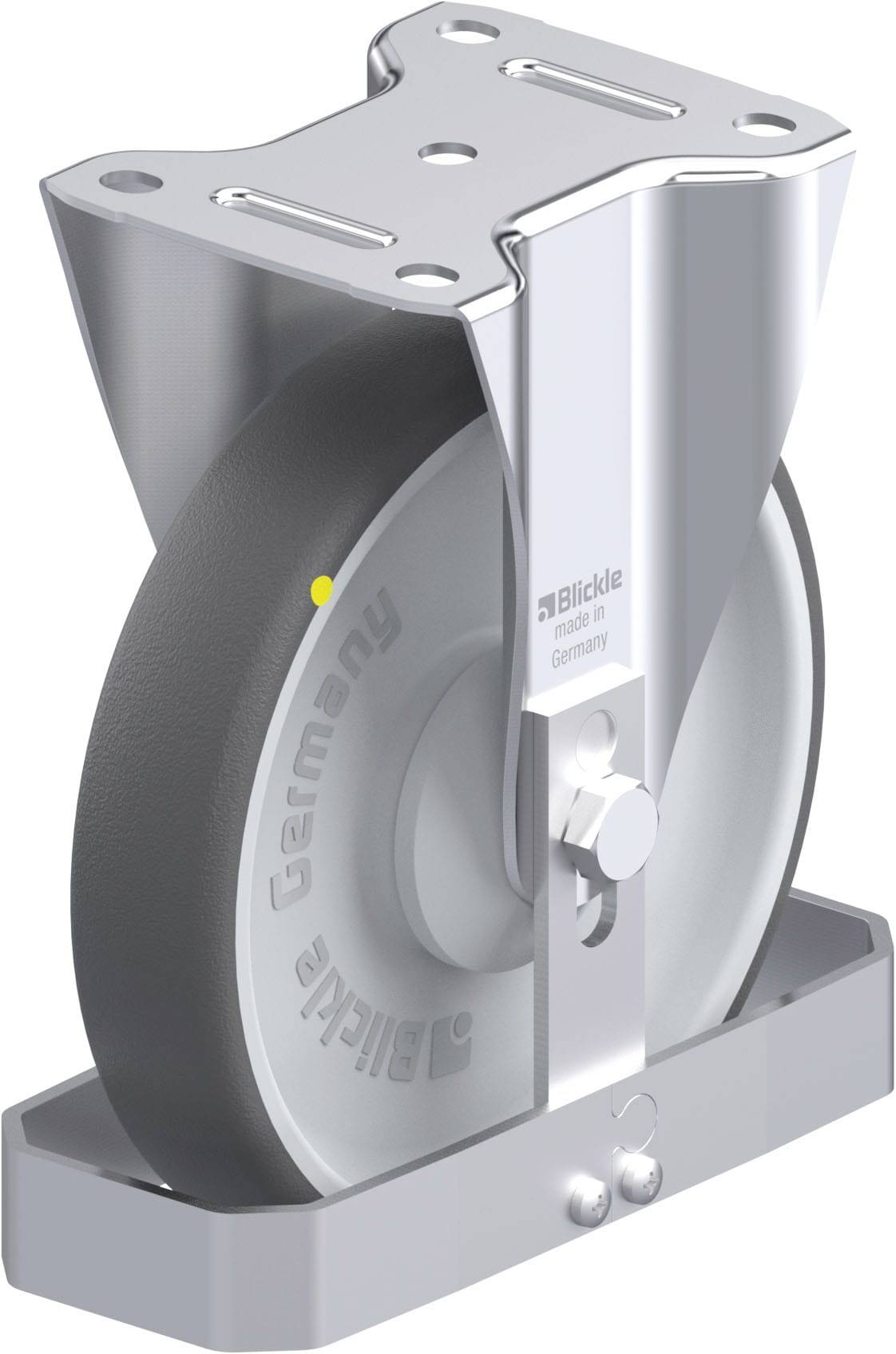 Blickle 899522 B-PATH 200KA-ELS-FS Acéllemez rögzített görgő KerékØ: 200 mm Teherbírás (max.): 325 kg 1 db