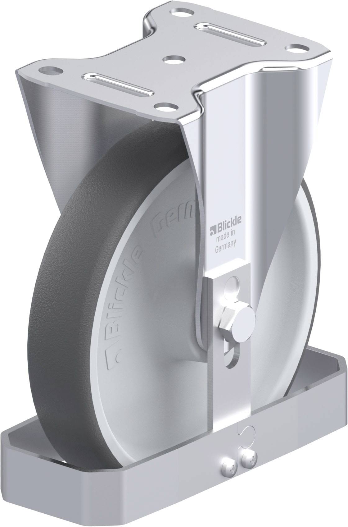 Blickle 938750 B-PATH 200R-FS Acéllemez rögzített görgő KerékØ: 200 mm Teherbírás (max.): 400 kg 1 db