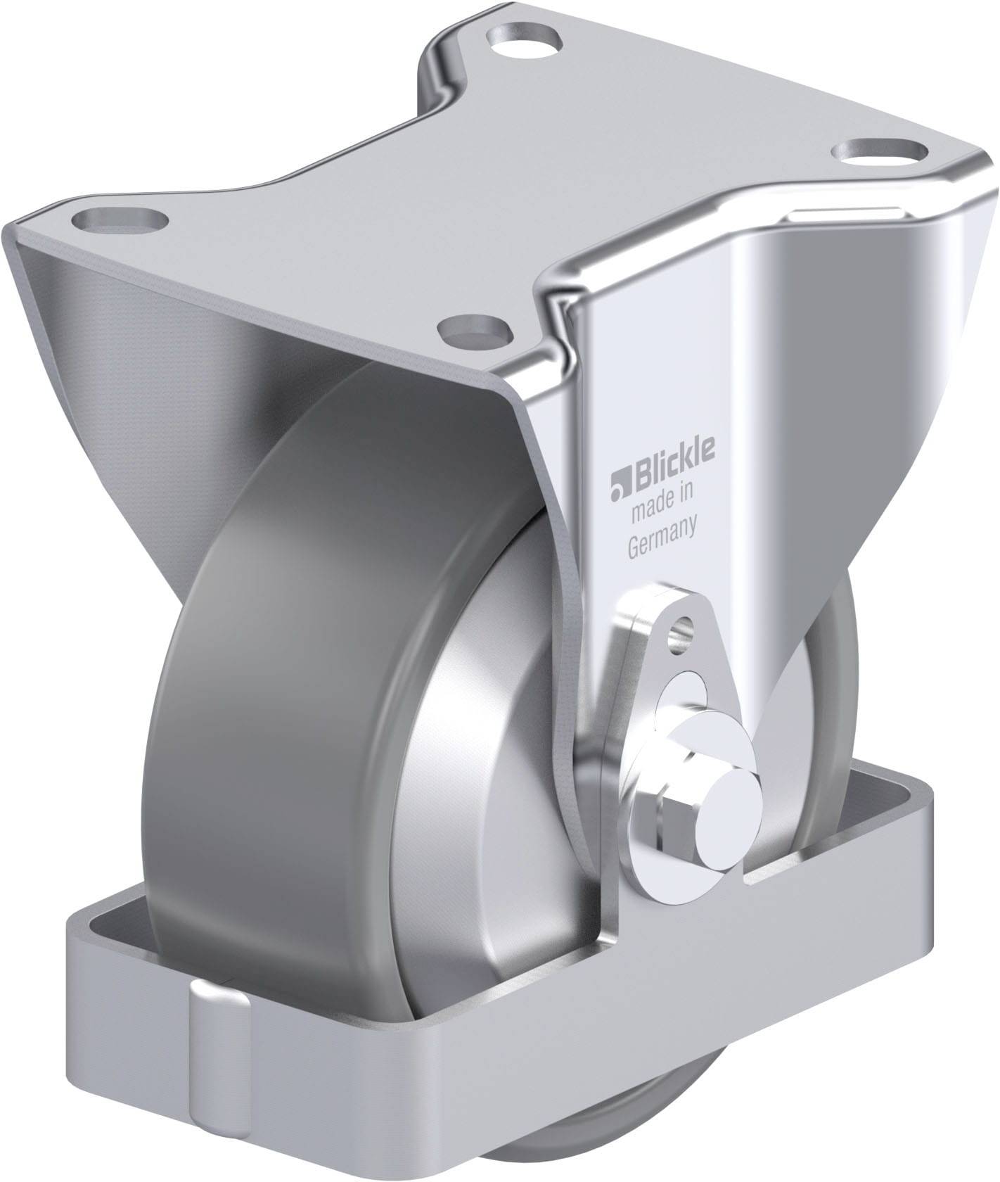 Blickle 946606 B-PO 100KA-ELS-FA-FS Acéllemez rögzített görgő KerékØ: 100 mm Teherbírás (max.): 250 kg 1 db