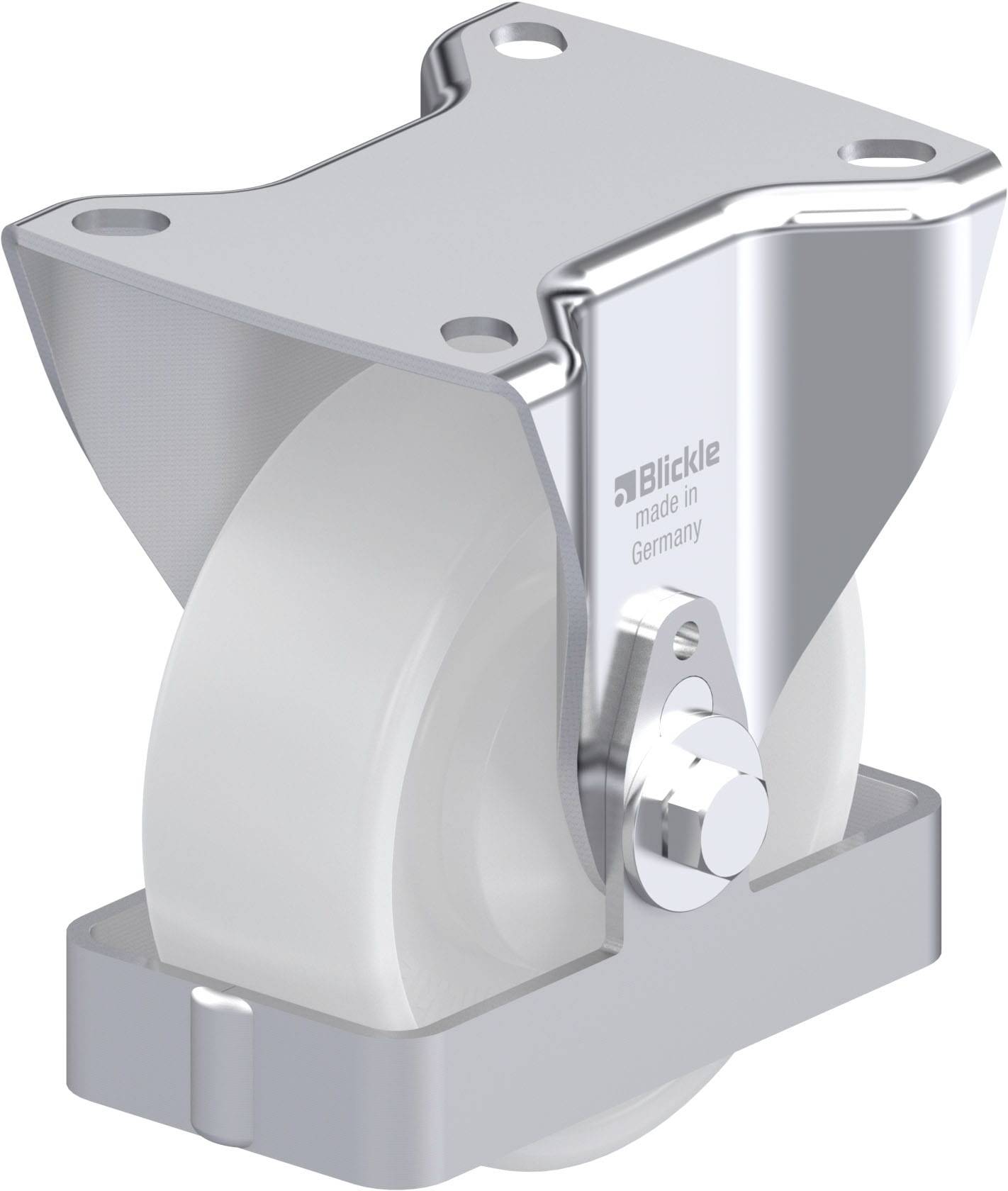 Blickle 928697 B-PO 100KA-FS Acéllemez rögzített görgő KerékØ: 100 mm Teherbírás (max.): 250 kg 1 db