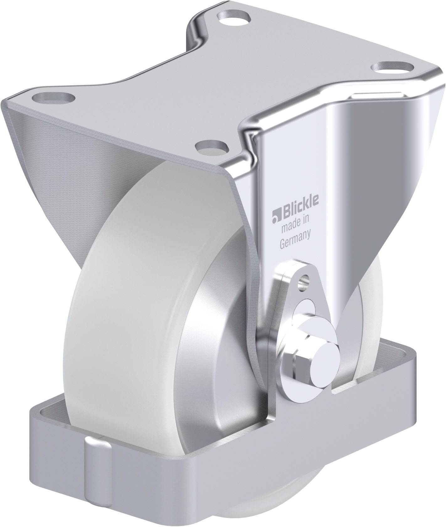 Blickle 939652 B-PO 100XR-FA-FS Acéllemez rögzített görgő KerékØ: 100 mm Teherbírás (max.): 250 kg 1 db