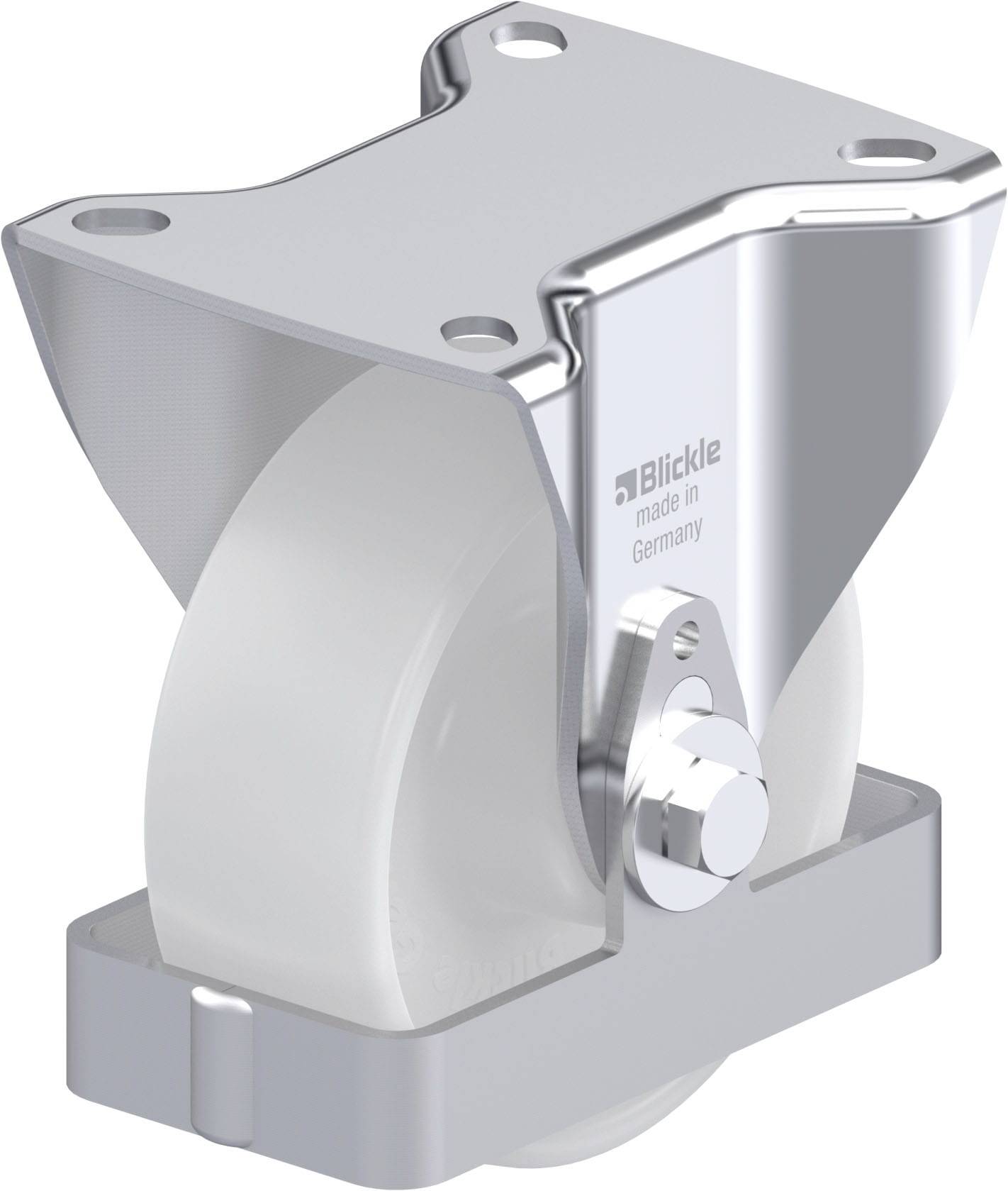 Blickle 939651 B-PO 100XR-FS Acéllemez rögzített görgő KerékØ: 100 mm Teherbírás (max.): 250 kg 1 db