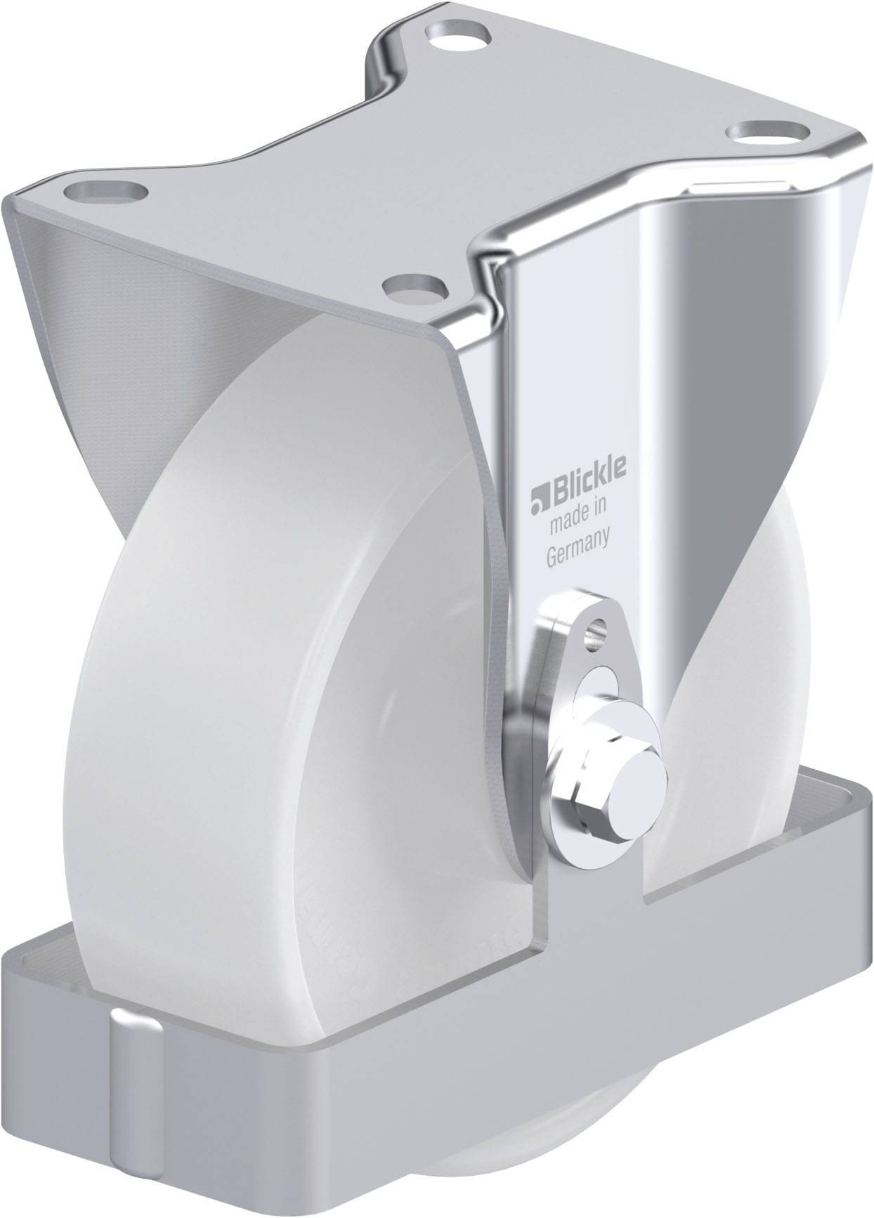 Blickle 939660 B-PO 125R-FS Acéllemez rögzített görgő KerékØ: 125 mm Teherbírás (max.): 250 kg 1 db