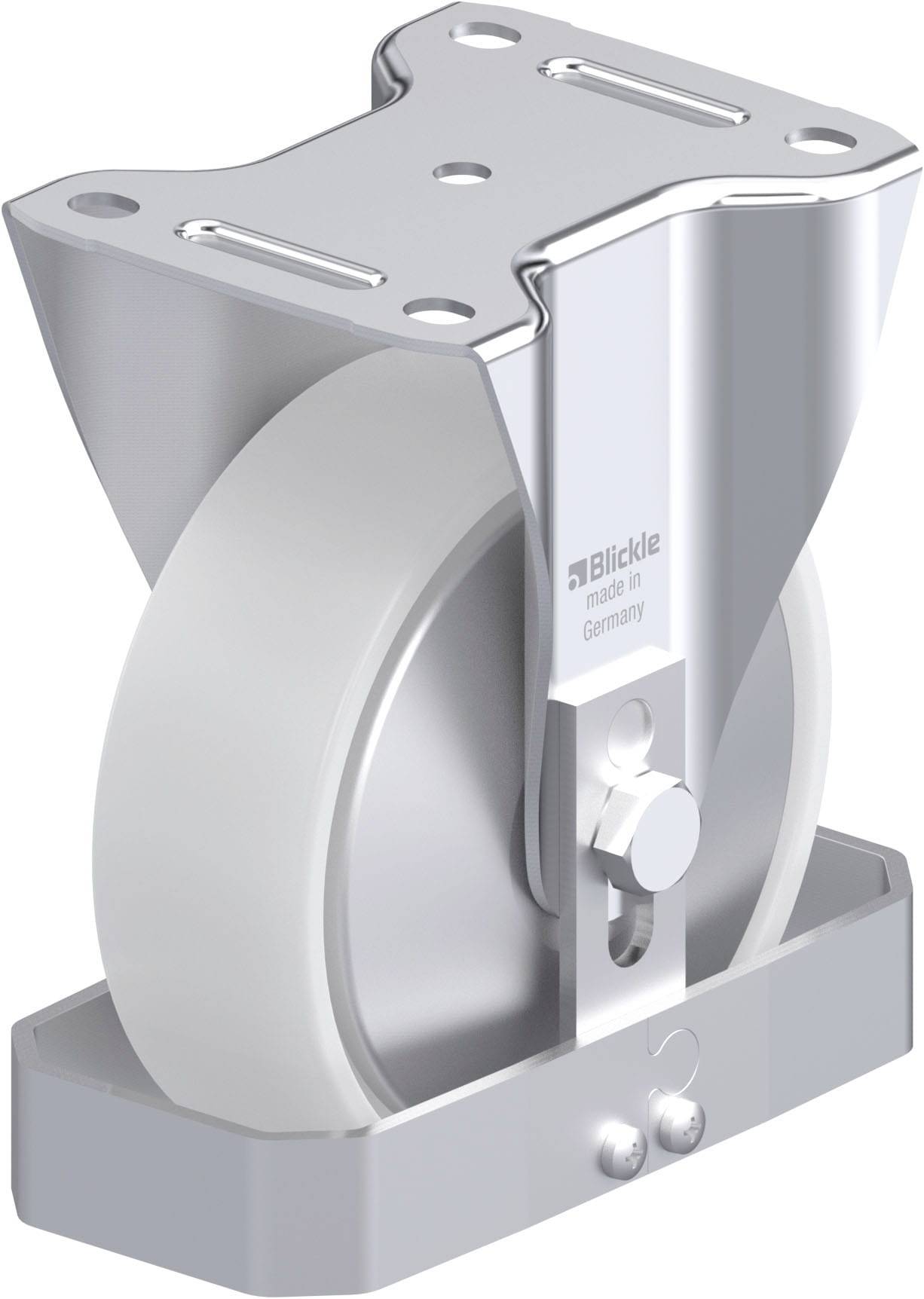Blickle 939665 B-PO 150G-FA-FS Acéllemez rögzített görgő KerékØ: 150 mm Teherbírás (max.): 400 kg 1 db