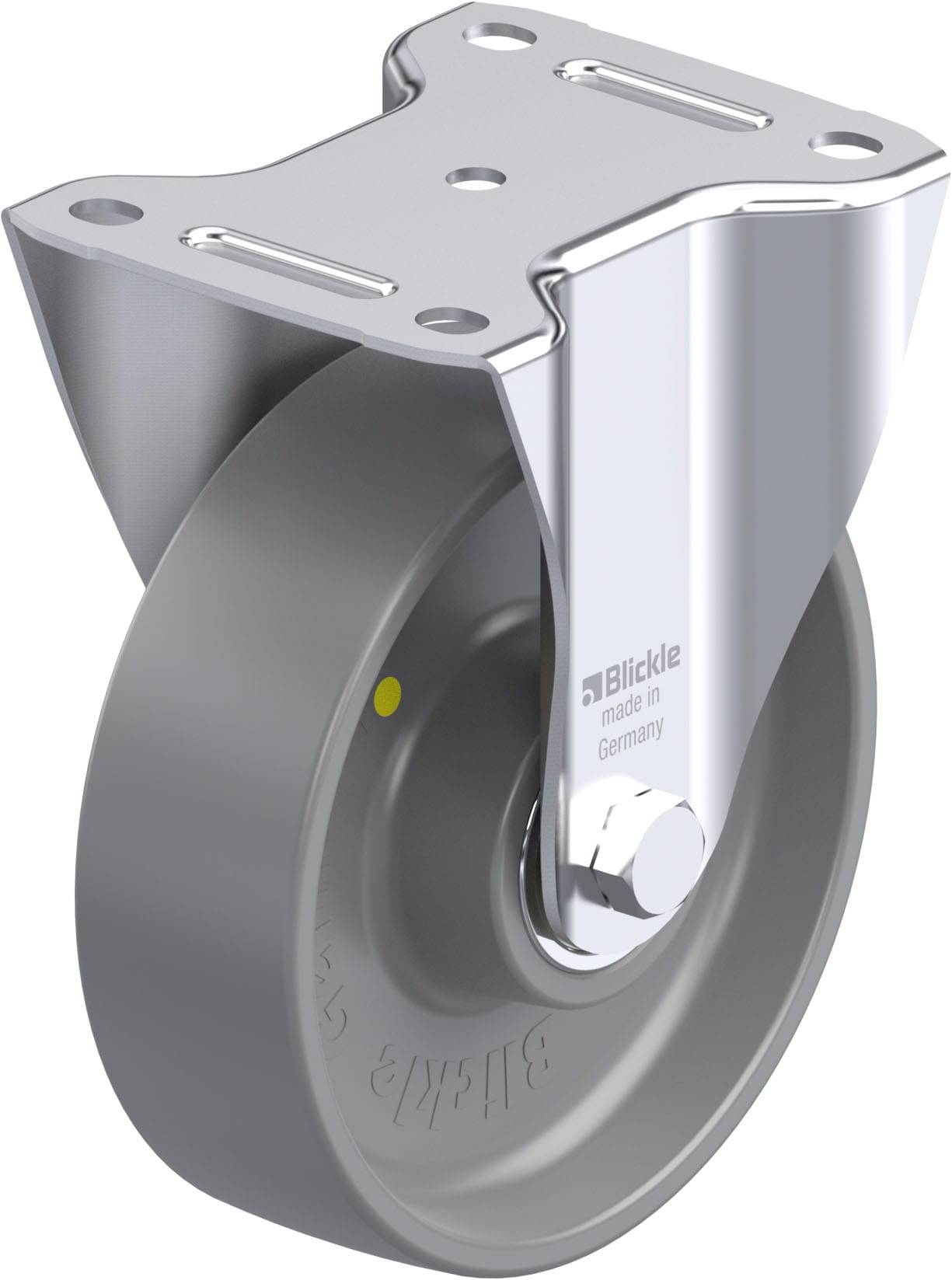 Blickle 845377 B-PO 160K-ELS Acéllemez rögzített görgő KerékØ: 160 mm Teherbírás (max.): 400 kg 1 db