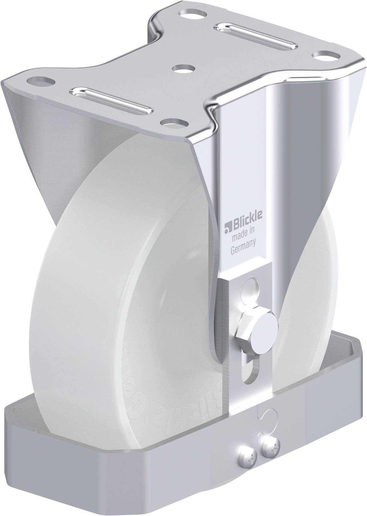 Blickle 905962 B-PO 160R-FS Acéllemez rögzített görgő KerékØ: 160 mm Teherbírás (max.): 400 kg 1 db