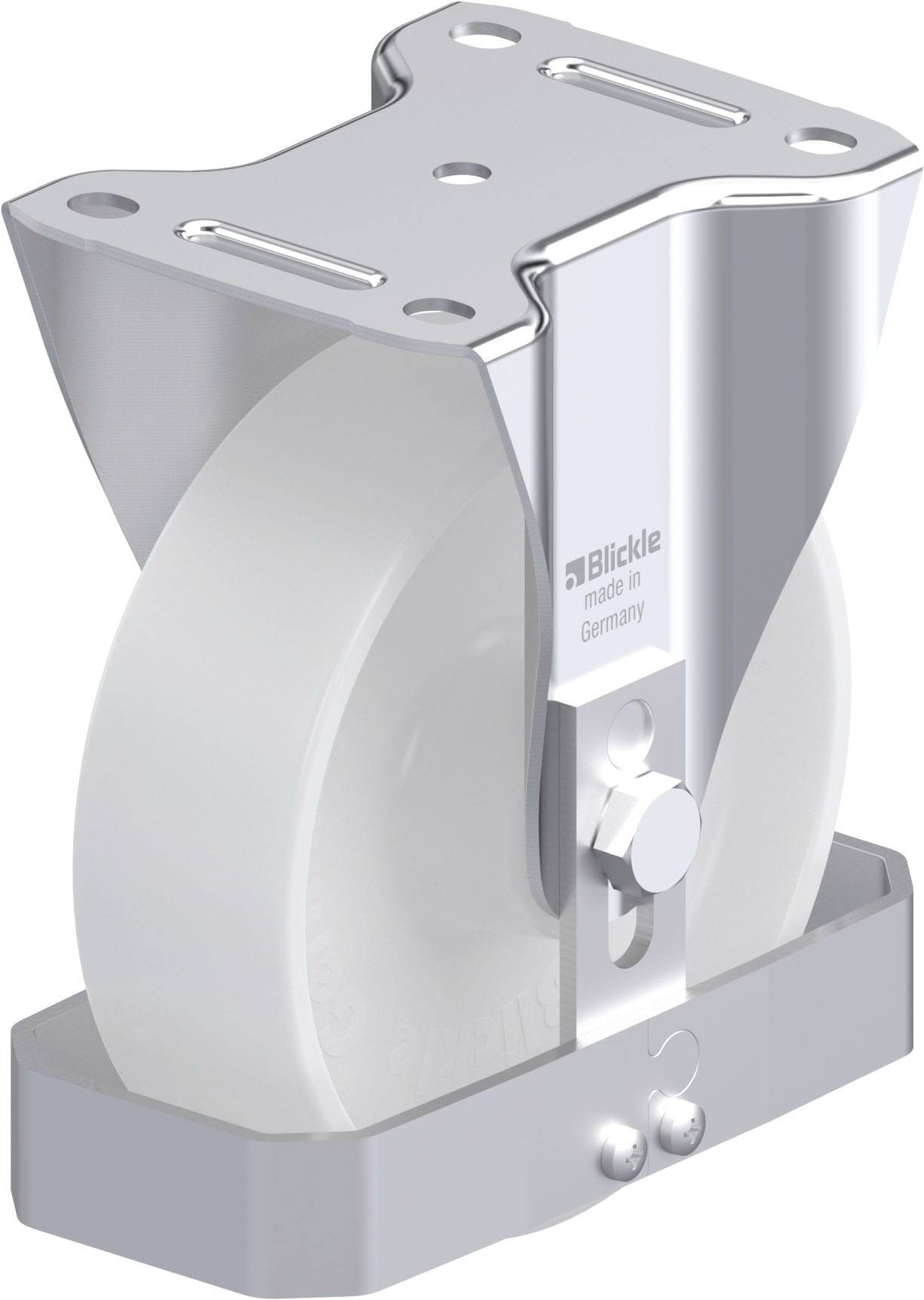 Blickle 939746 B-PO 160XR-FS Acéllemez rögzített görgő KerékØ: 160 mm Teherbírás (max.): 400 kg 1 db
