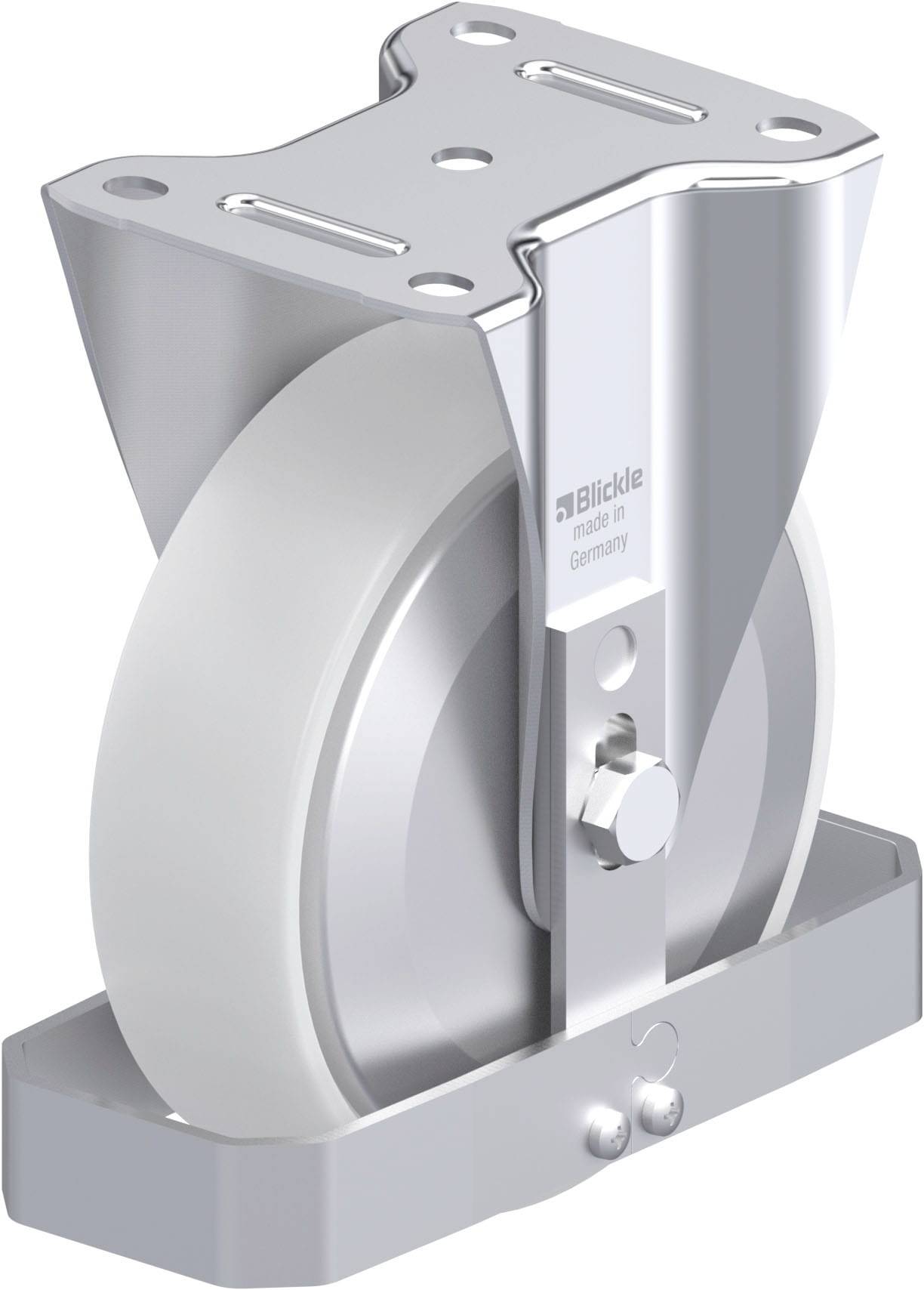 Blickle 939749 B-PO 175G-FA-FS Acéllemez rögzített görgő KerékØ: 175 mm Teherbírás (max.): 400 kg 1 db