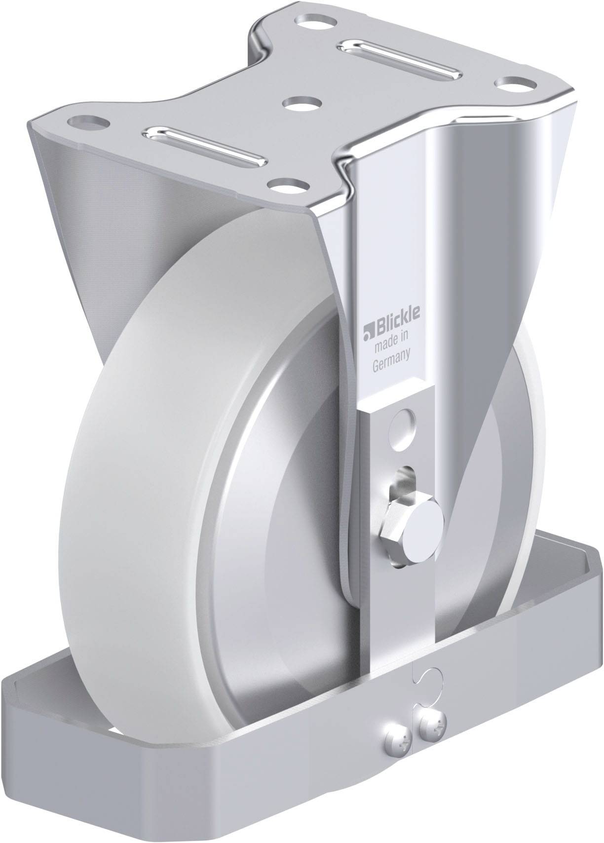 Blickle 939753 B-PO 175R-FA-FS Acéllemez rögzített görgő KerékØ: 175 mm Teherbírás (max.): 400 kg 1 db