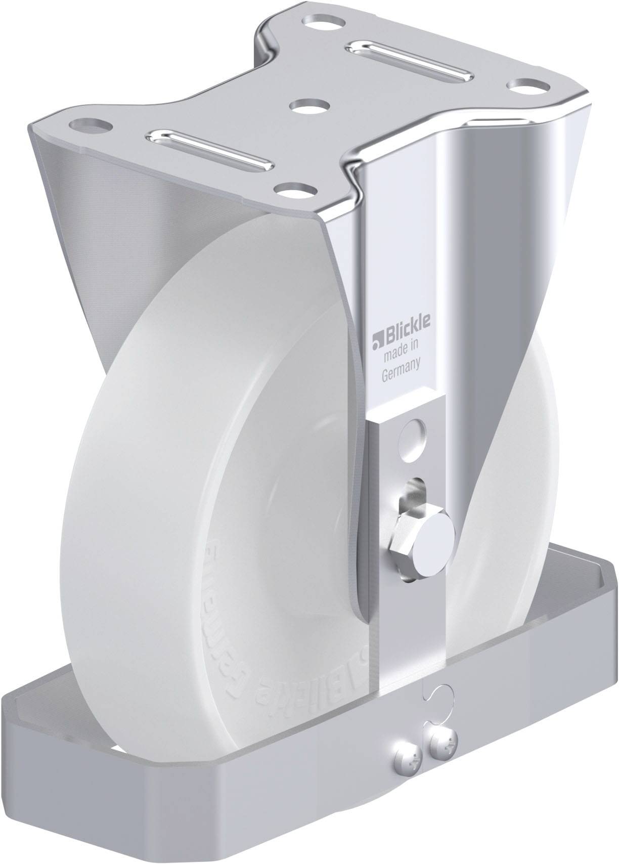 Blickle 939752 B-PO 175R-FS Acéllemez rögzített görgő KerékØ: 175 mm Teherbírás (max.): 400 kg 1 db