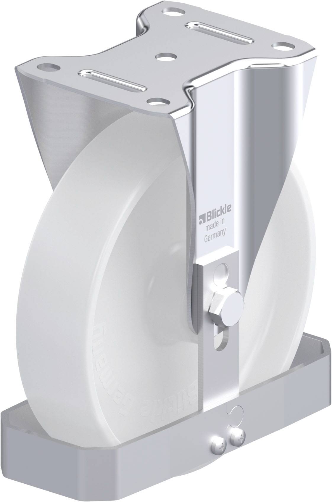 Blickle 869292 B-PO 200R-FS Acéllemez rögzített görgő KerékØ: 200 mm Teherbírás (max.): 400 kg 1 db