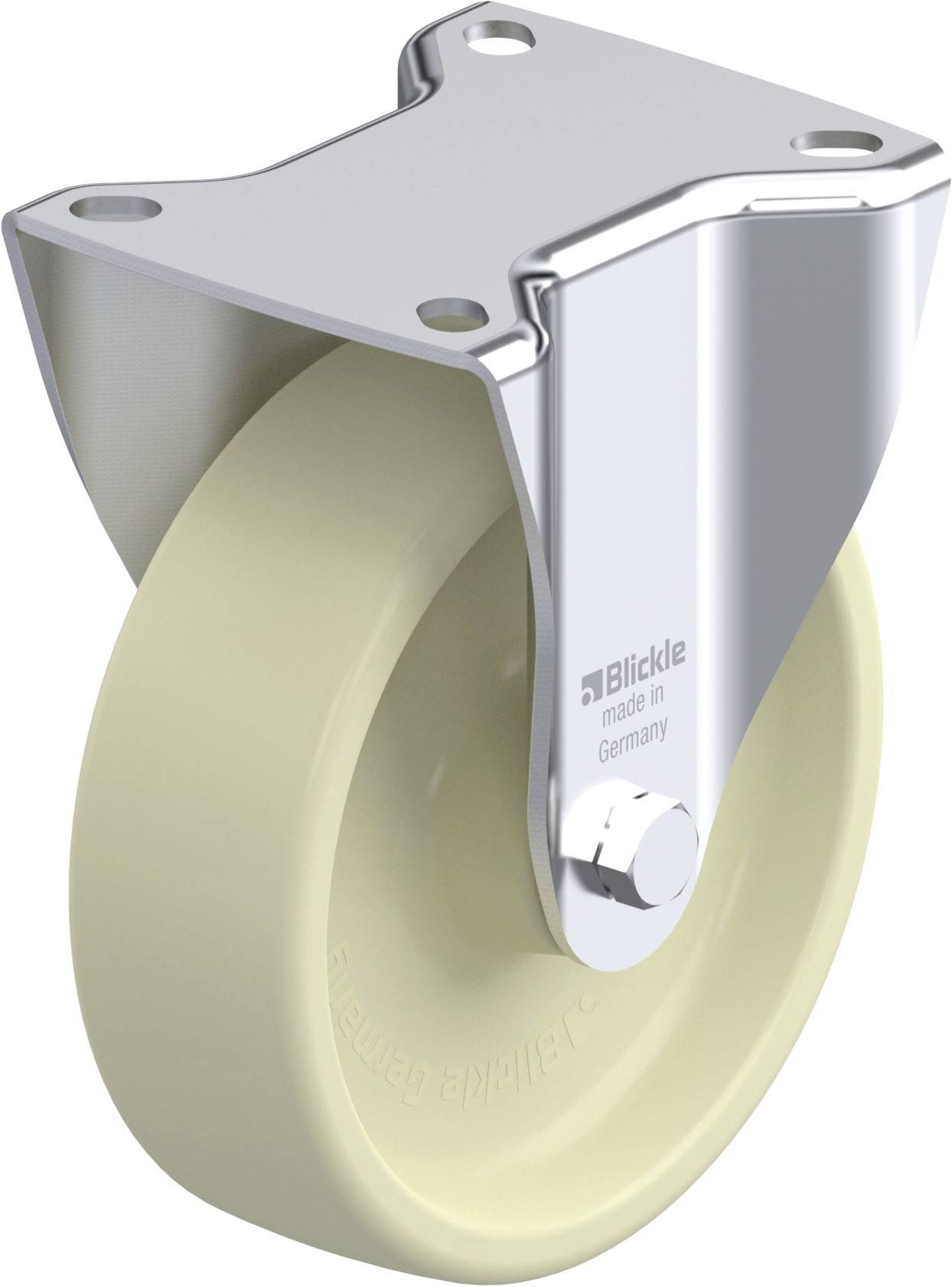 Blickle 940344 B-POH 125G Acéllemez rögzített görgő KerékØ: 125 mm Teherbírás (max.): 250 kg 1 db