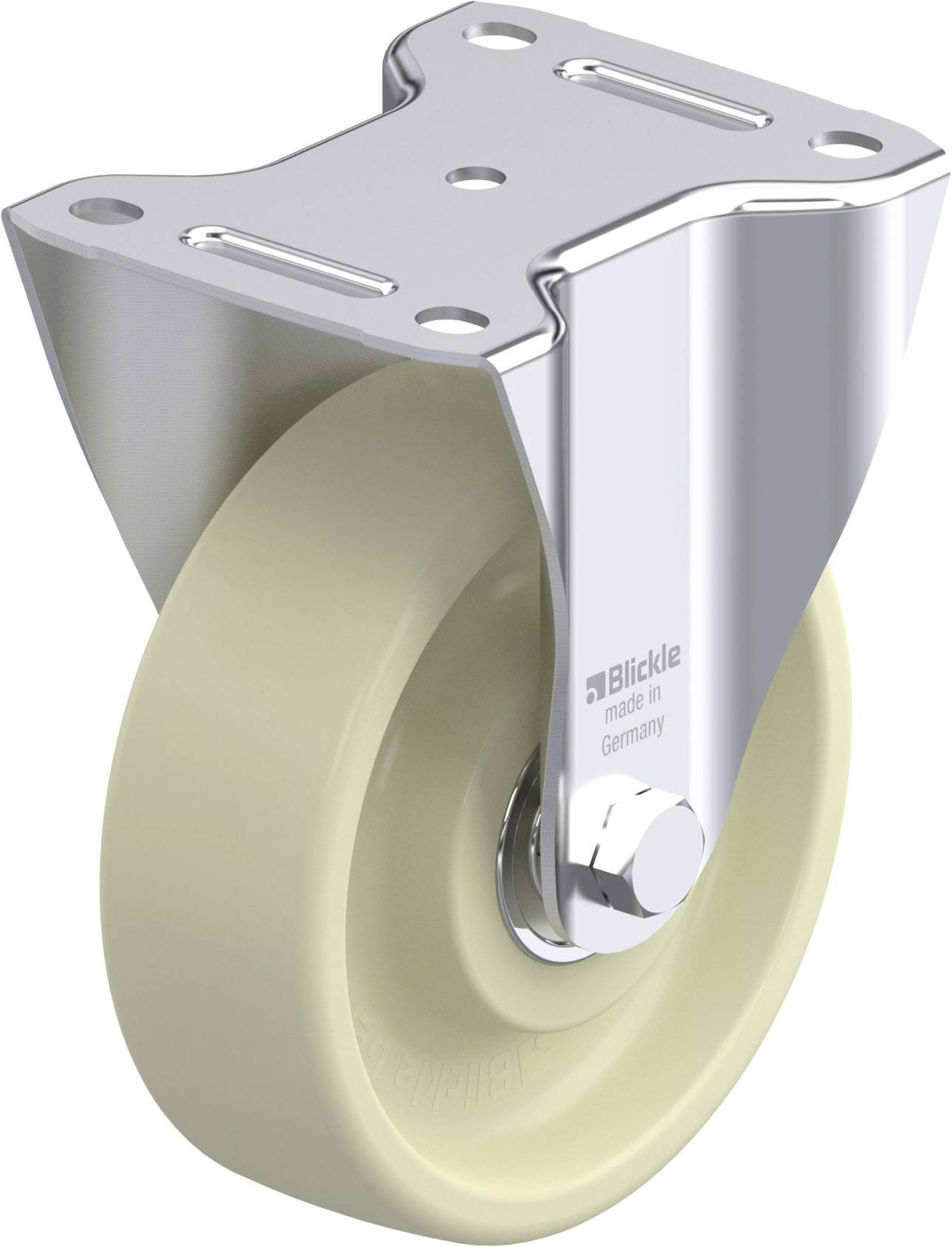 Blickle 940345 B-POH 150HK Acéllemez rögzített görgő KerékØ: 150 mm Teherbírás (max.): 400 kg 1 db