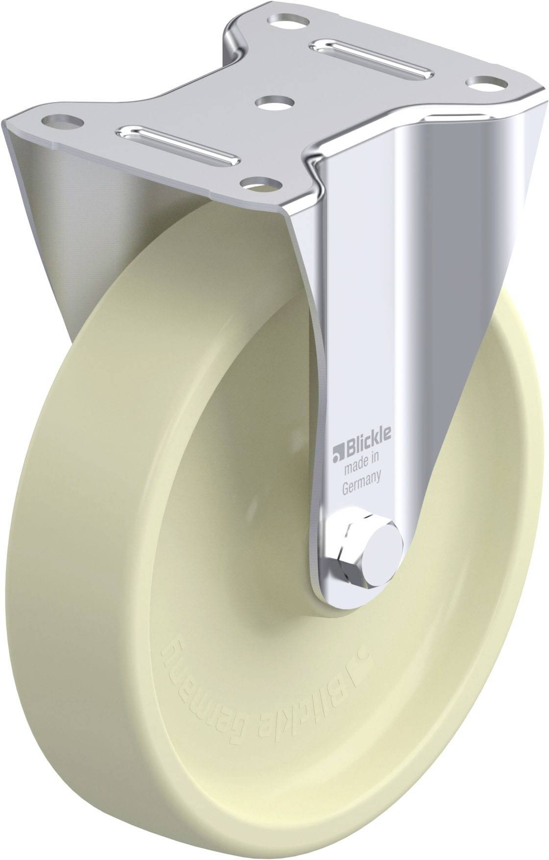 Blickle 940346 B-POH 200G Acéllemez rögzített görgő KerékØ: 200 mm Teherbírás (max.): 400 kg 1 db