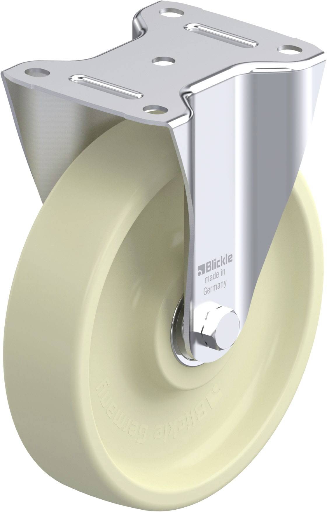 Blickle 940347 B-POH 200HK Acéllemez rögzített görgő KerékØ: 200 mm Teherbírás (max.): 400 kg 1 db