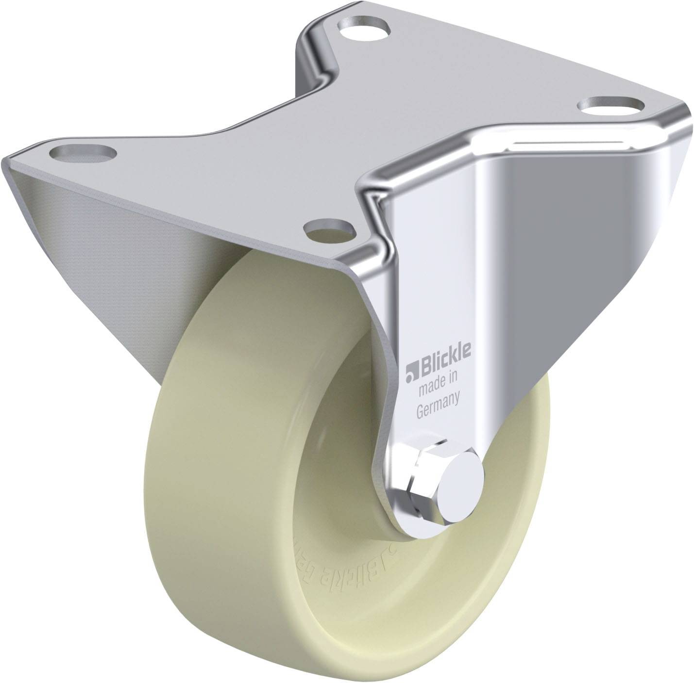 Blickle 940348 B-POH 81G Acéllemez rögzített görgő KerékØ: 80 mm Teherbírás (max.): 215 kg 1 db