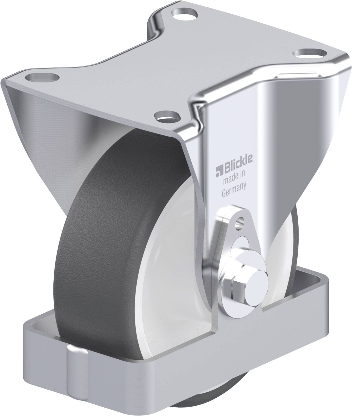 Blickle 938883 B-POTH 100R-FS Acéllemez rögzített görgő KerékØ: 100 mm Teherbírás (max.): 250 kg 1 db