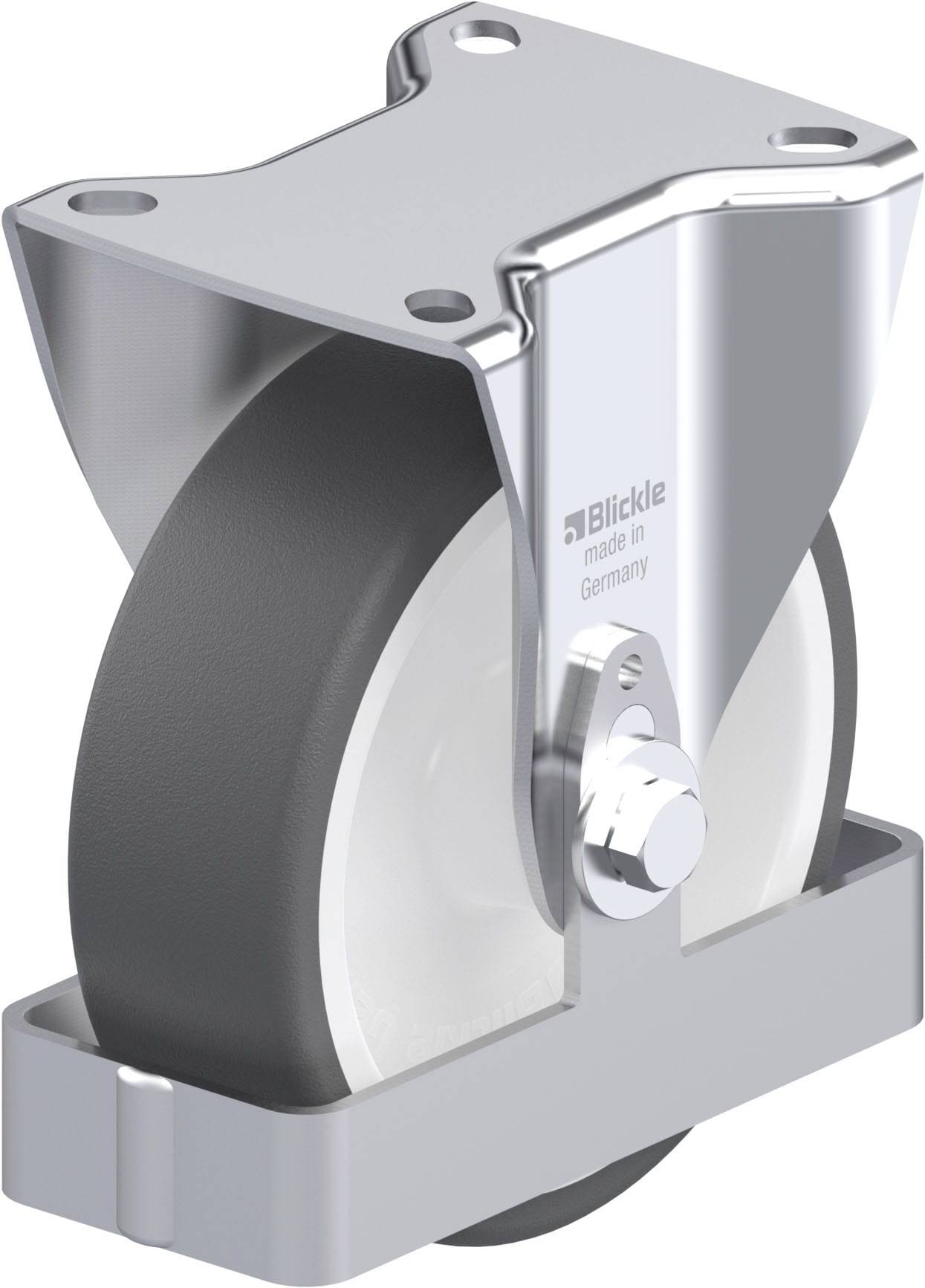 Blickle 938885 B-POTH 125G-FS Acéllemez rögzített görgő KerékØ: 125 mm Teherbírás (max.): 250 kg 1 db