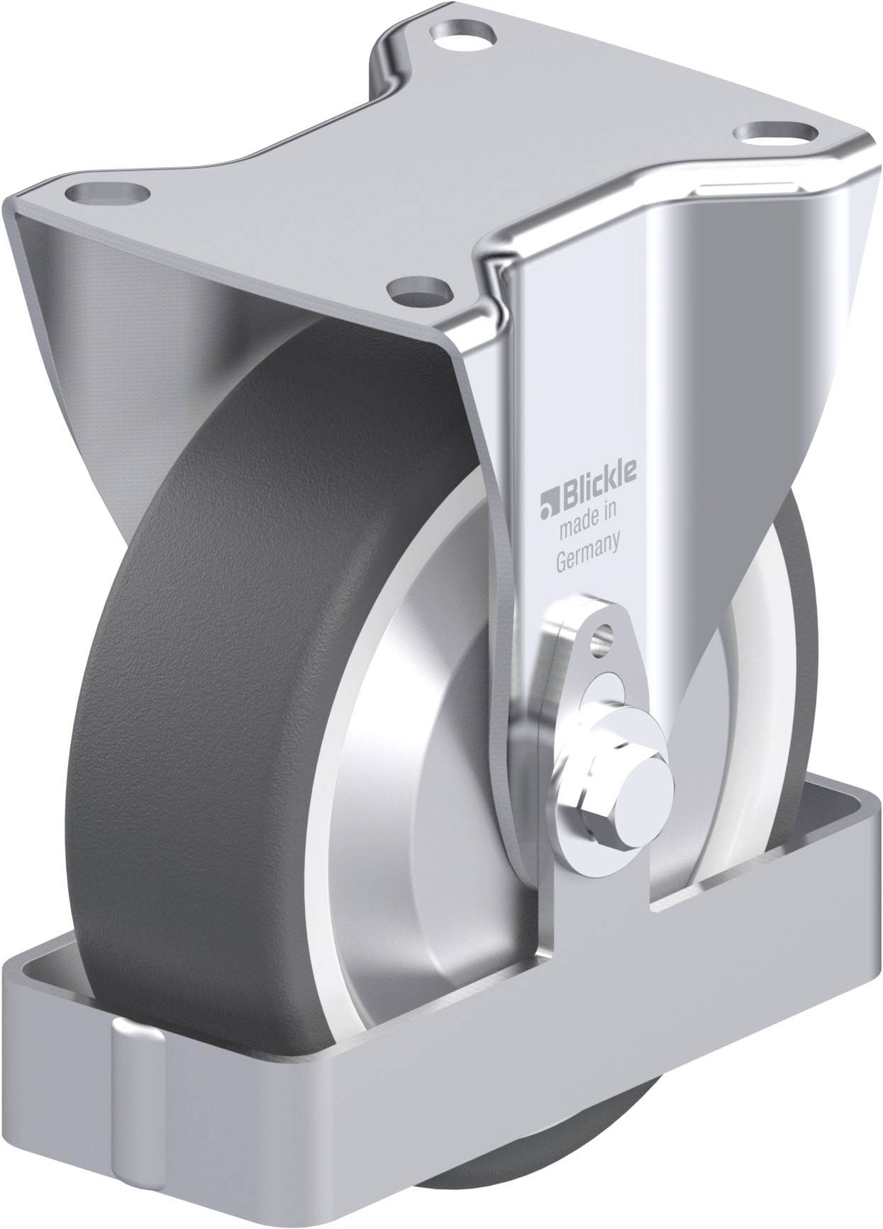 Blickle 938889 B-POTH 125R-FA-FS Acéllemez rögzített görgő KerékØ: 125 mm Teherbírás (max.): 250 kg 1 db