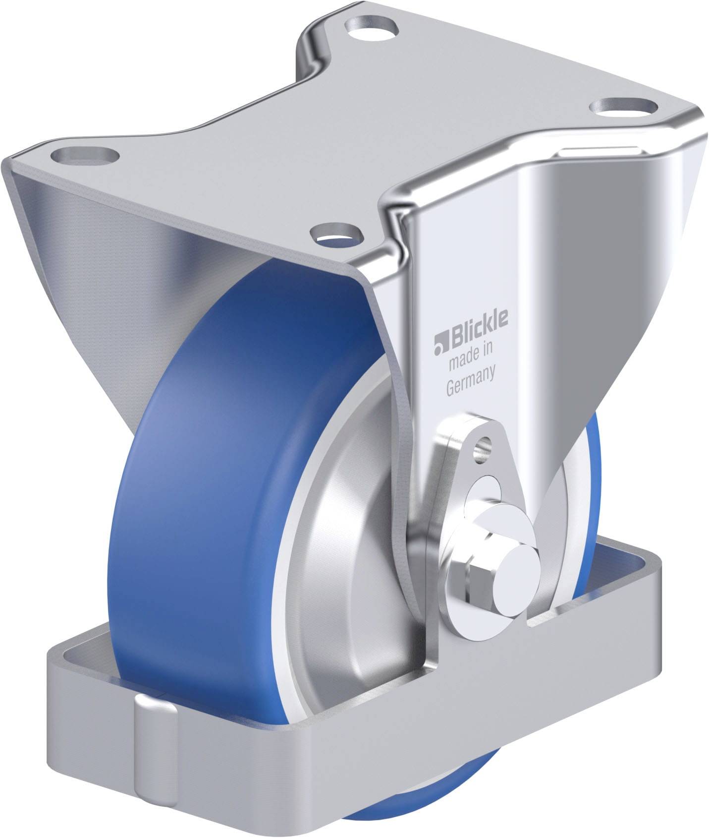 Blickle 947893 B-POTHS 100XR-FA-FS Acéllemez rögzített görgő KerékØ: 100 mm Teherbírás (max.): 200 kg 1 db