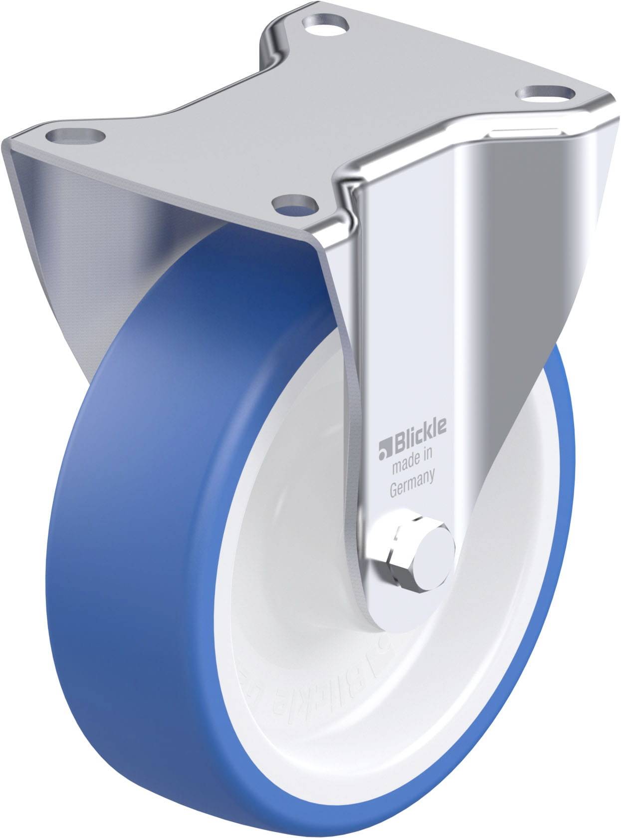 Blickle 936189 B-POTHS 125R Acéllemez rögzített görgő KerékØ: 125 mm Teherbírás (max.): 250 kg 1 db