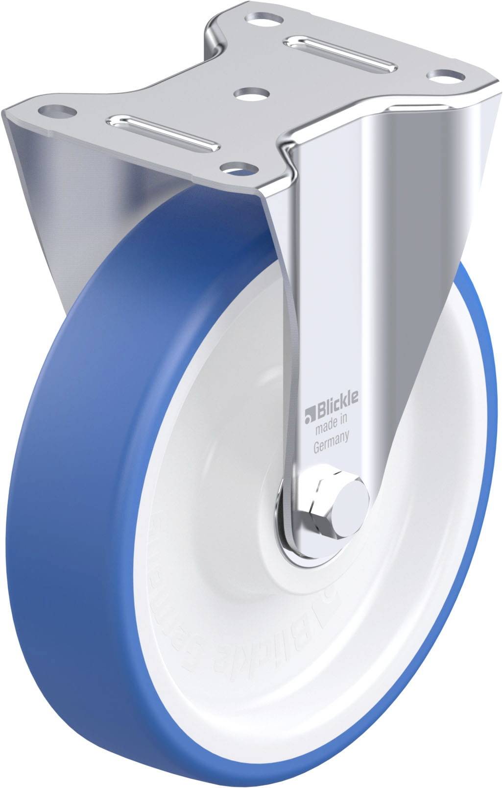 Blickle 936199 B-POTHS 200K Acéllemez rögzített görgő KerékØ: 200 mm Teherbírás (max.): 400 kg 1 db