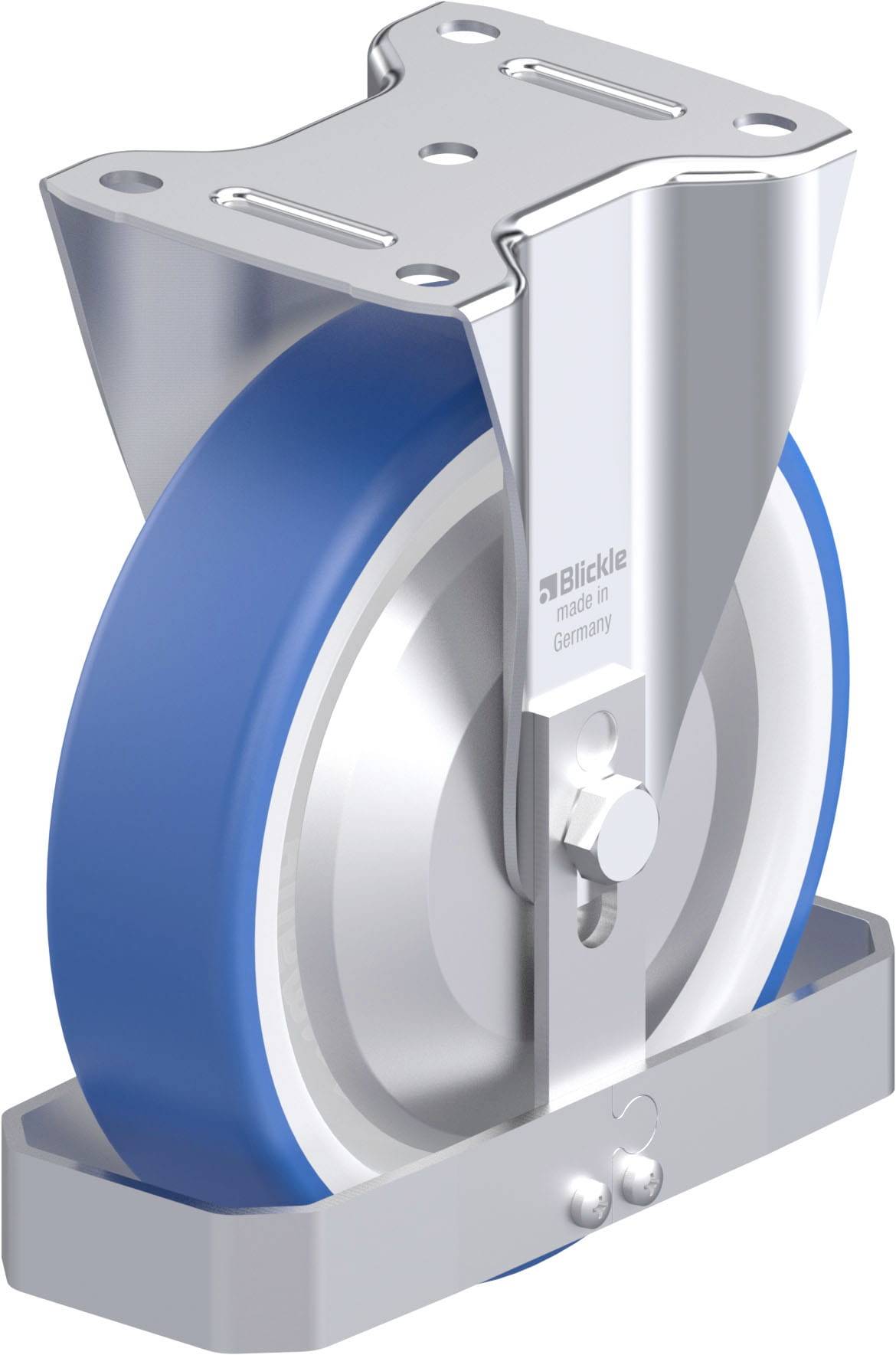 Blickle 938794 B-POTHS 200K-FA-FS Acéllemez rögzített görgő KerékØ: 200 mm Teherbírás (max.): 400 kg 1 db