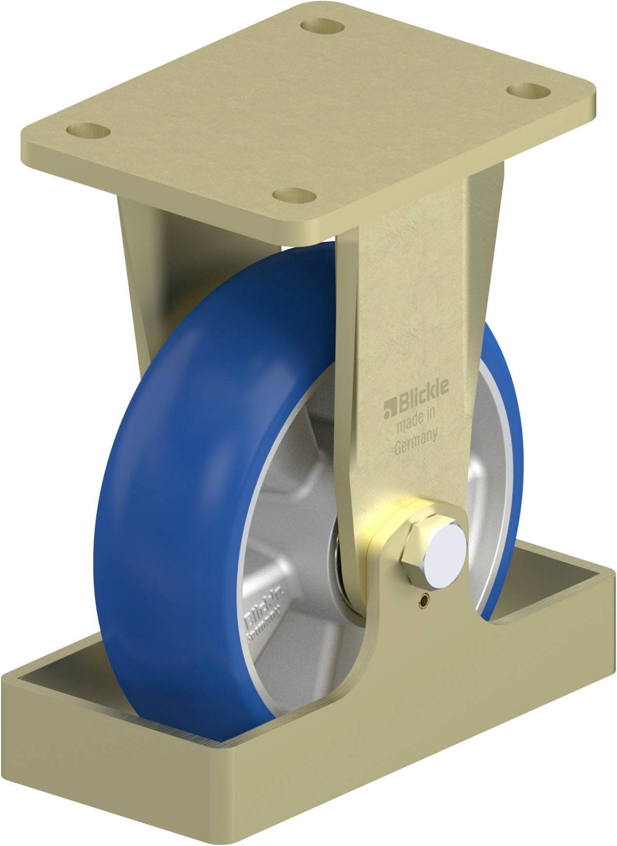 Blickle 939306 BS-ALBS 160K-CO-FS Nagy teherbírású rögzített kerék KerékØ: 160 mm Teherbírás (max.): 580 kg 1 db